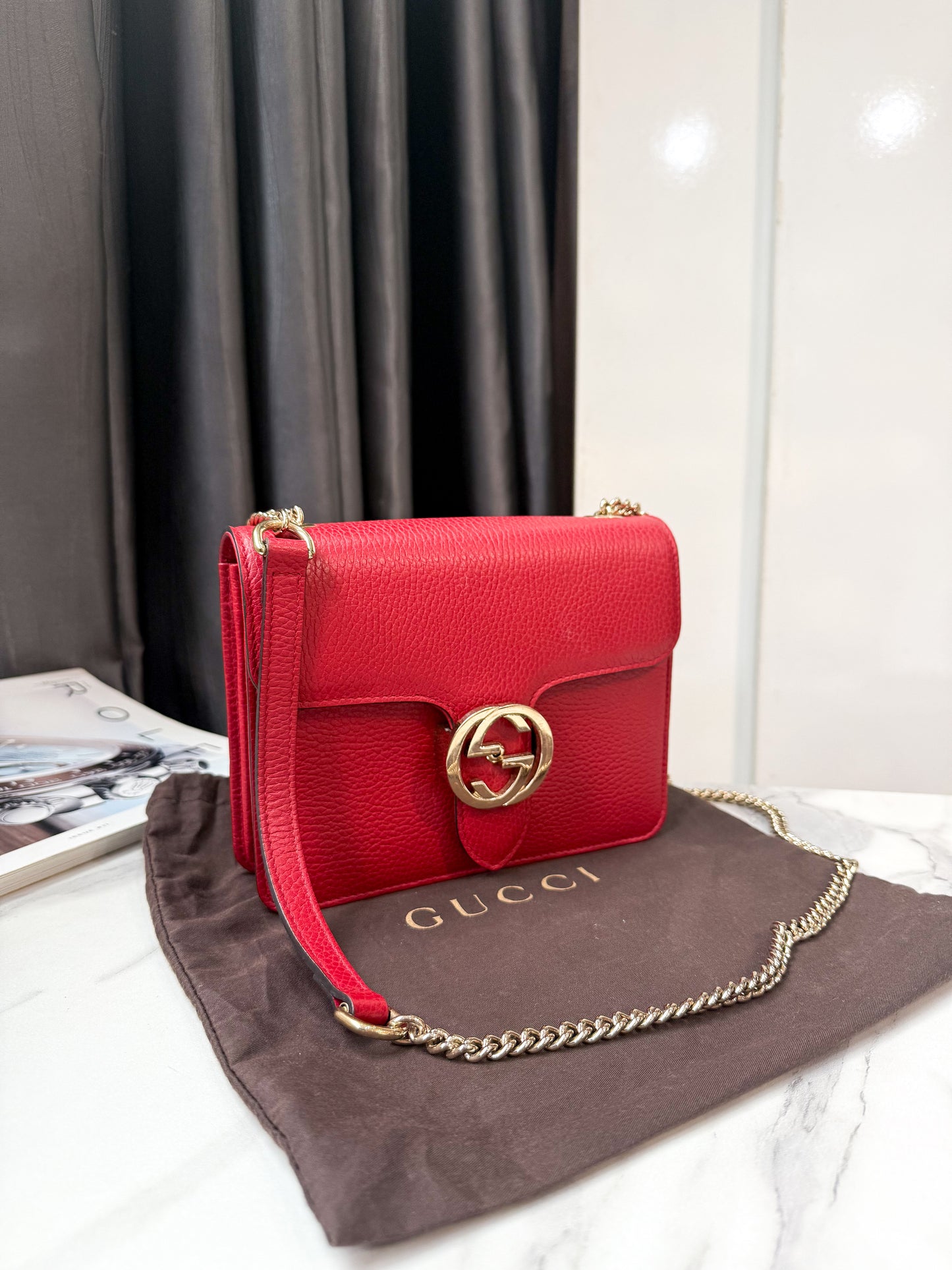Gucci Interlocking Đỏ