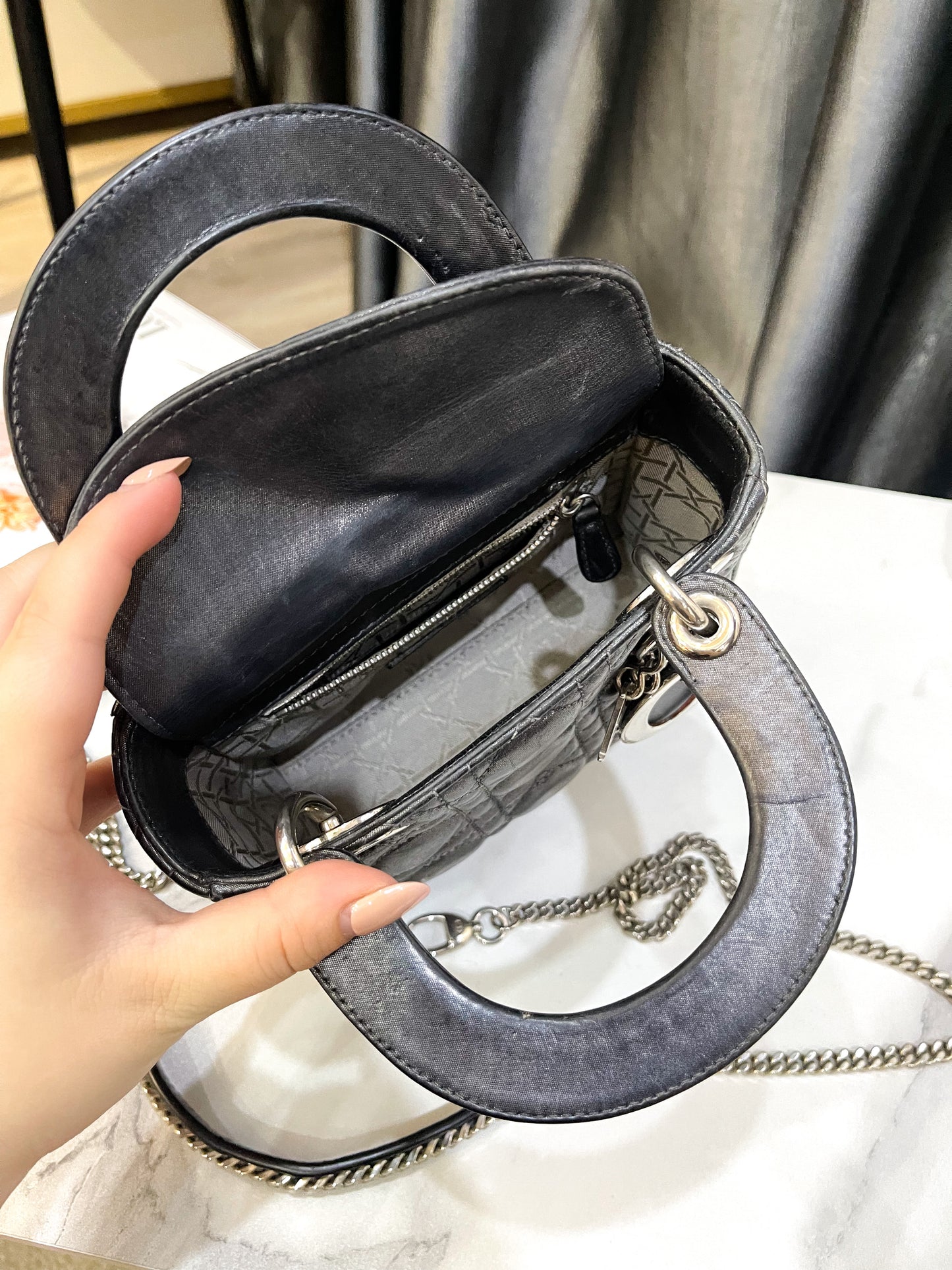 Dior Lady Mini Đã Nhuộm Màu