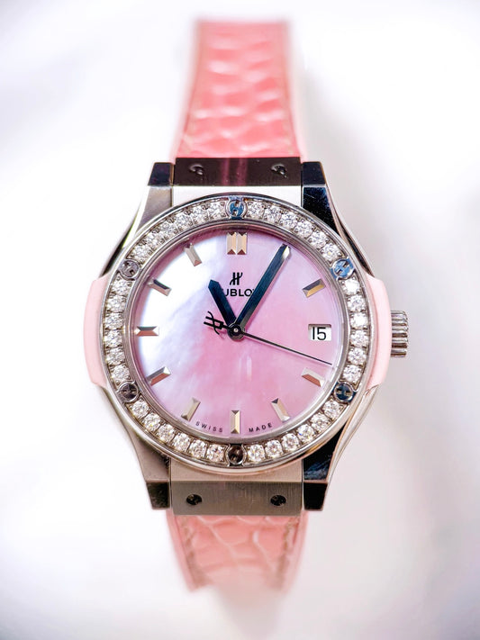 Đồng Hồ Hublot Classic Fusion 33mm Pink MOP