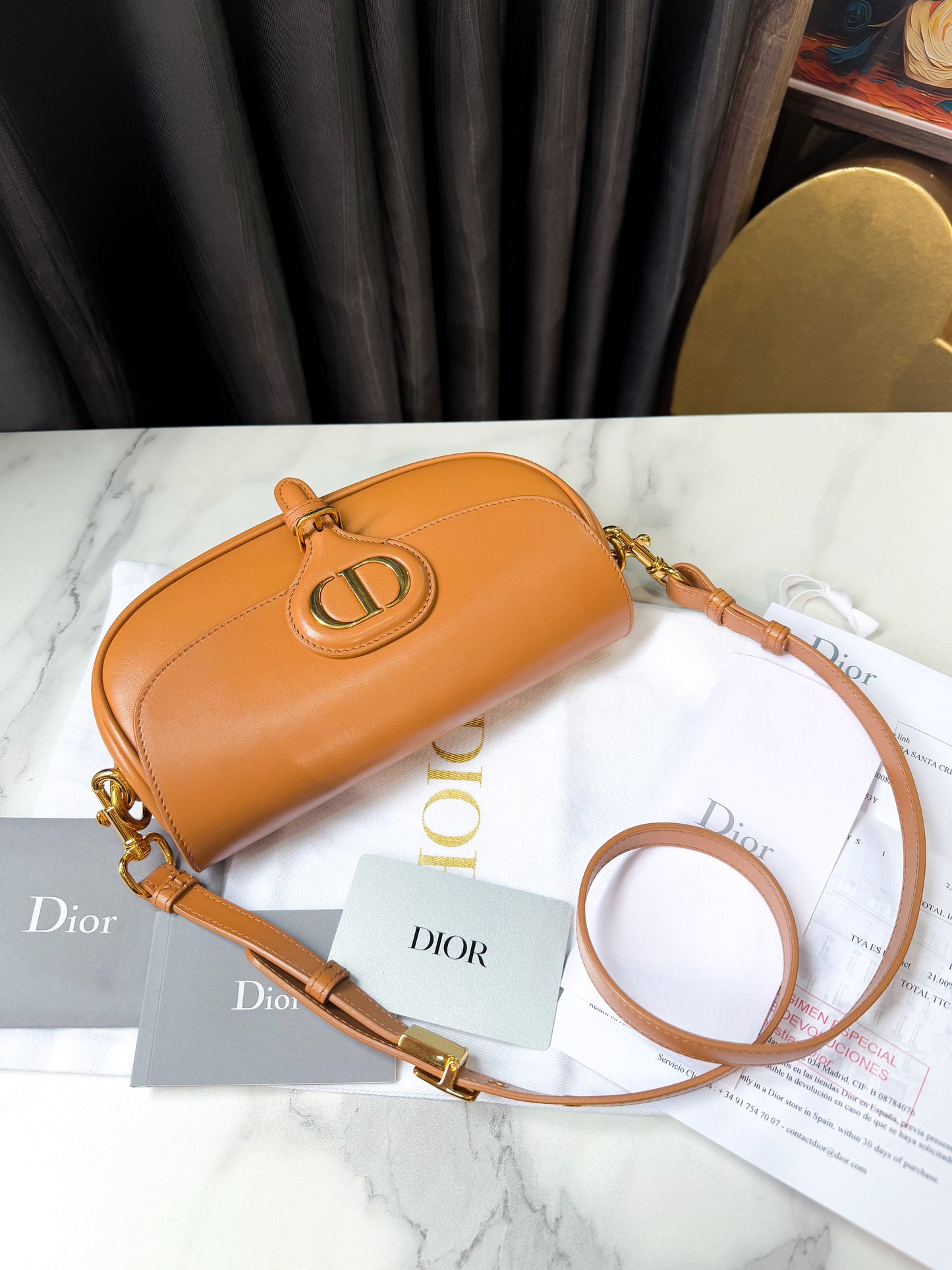 A Dior Bobby Camel