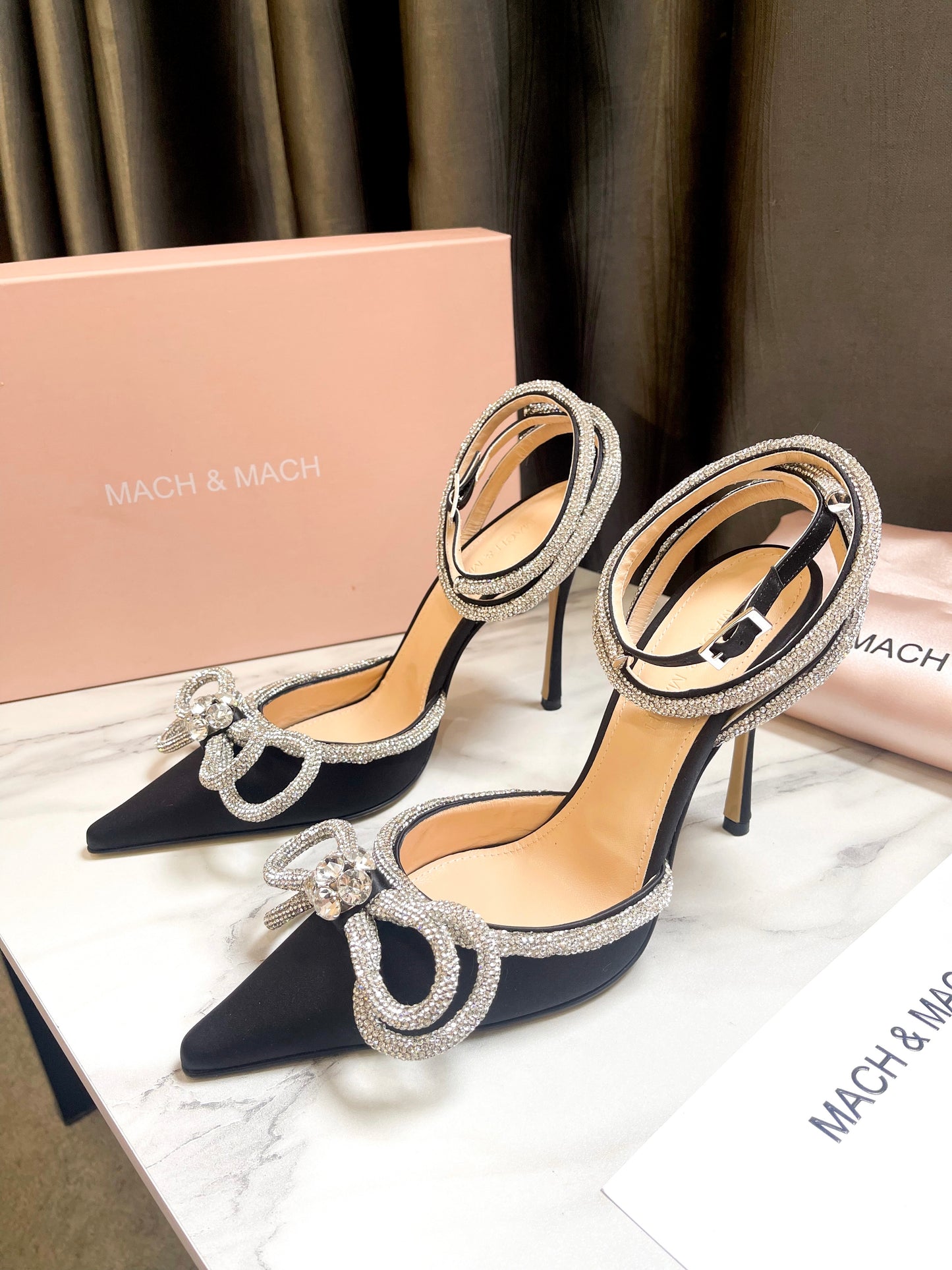 Mach Shoes with Rhinestones