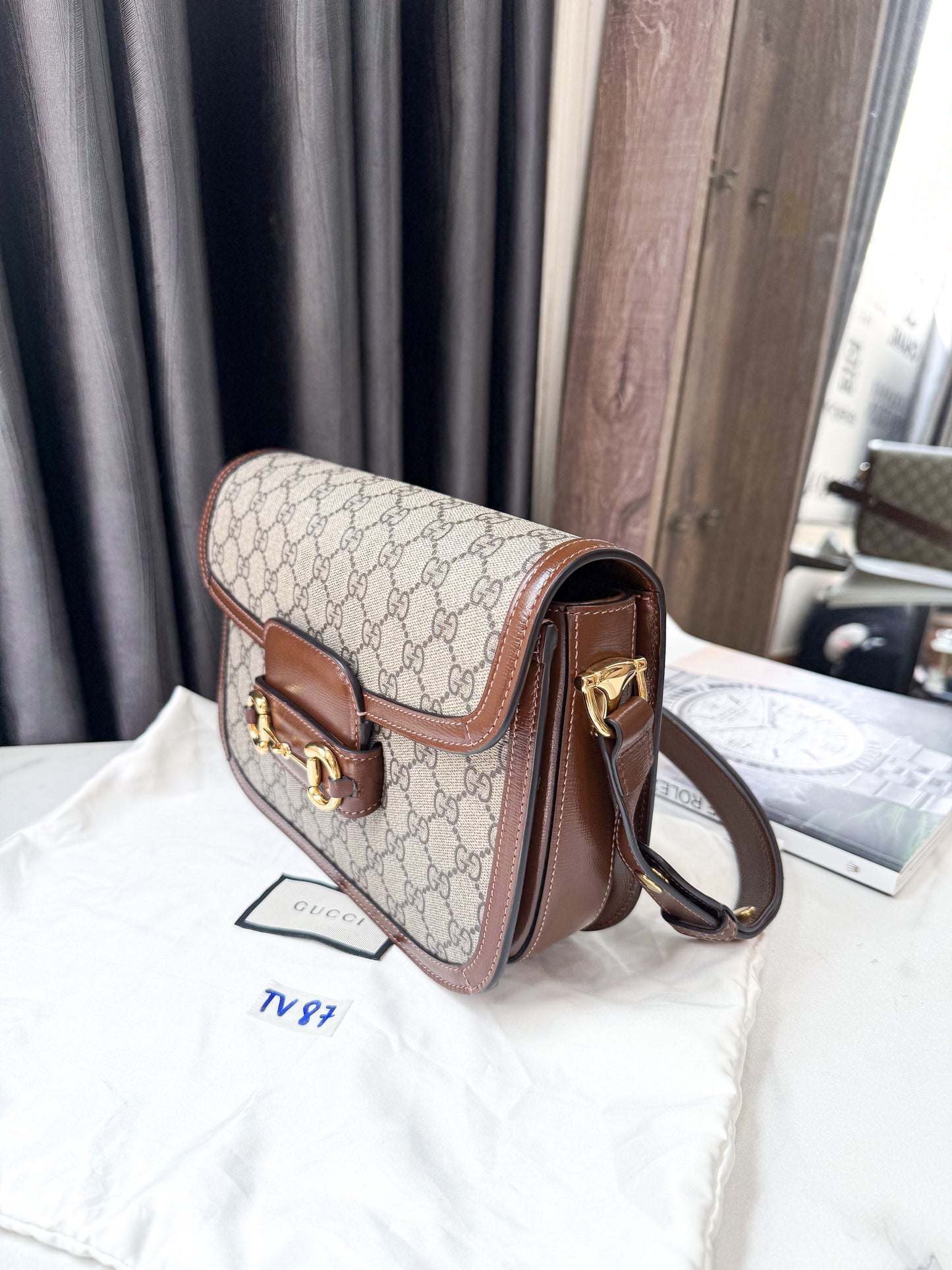 A A Gucci 1955 Size Small TV87