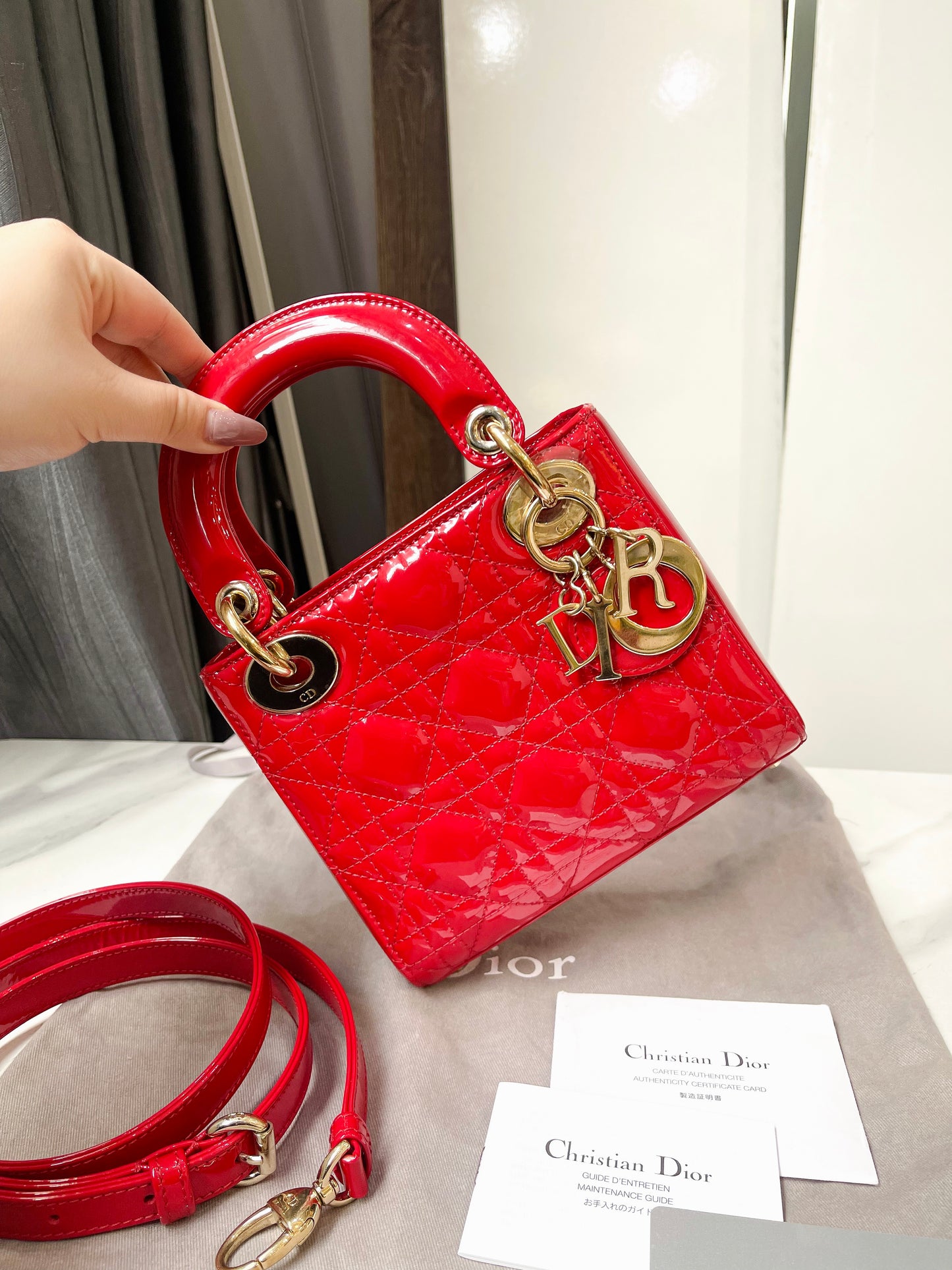 Dior Lady Mini Đỏ