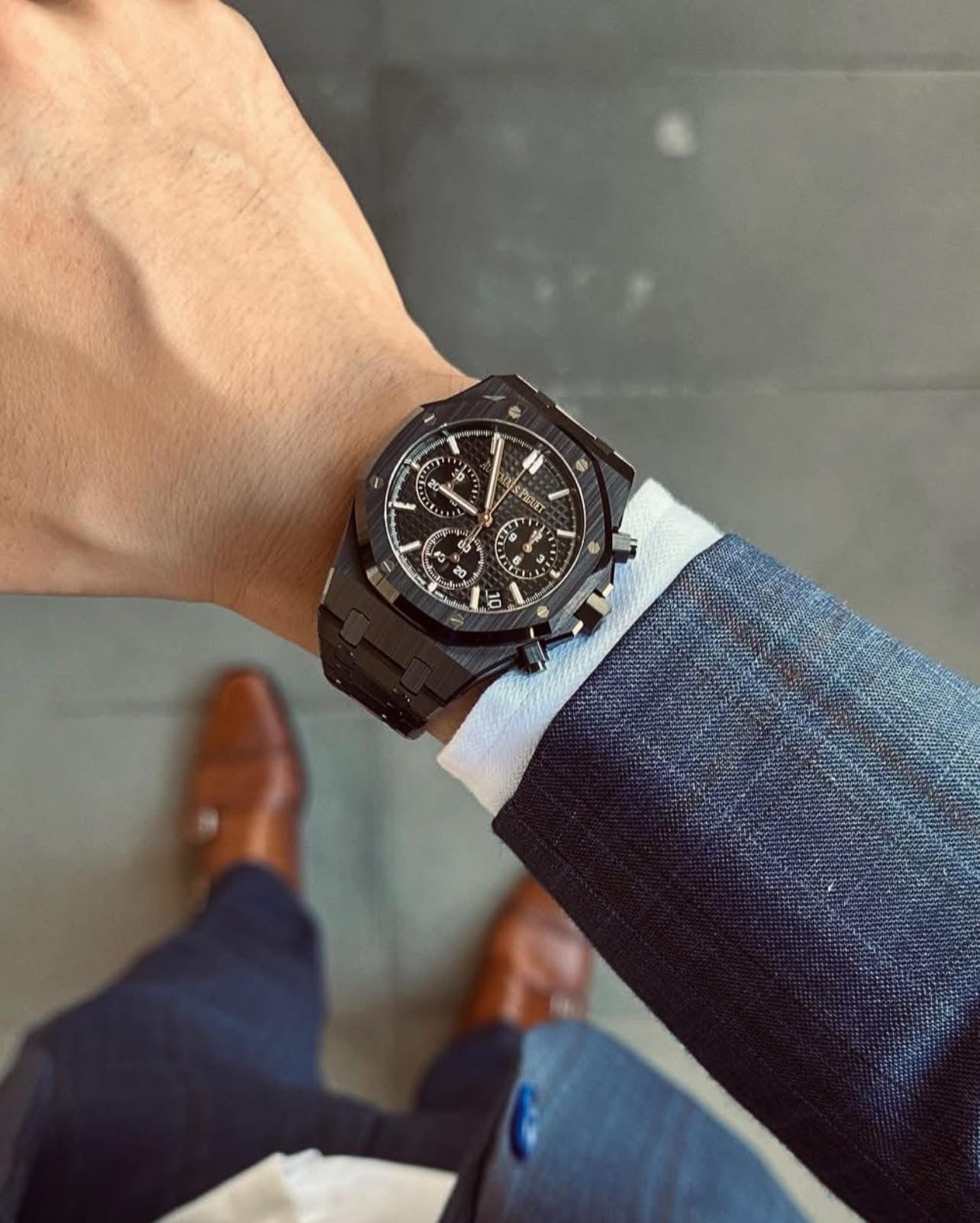 Đồng Hồ Audemars Piguet Royal Oak 41mm Black Ceramic 26240CE