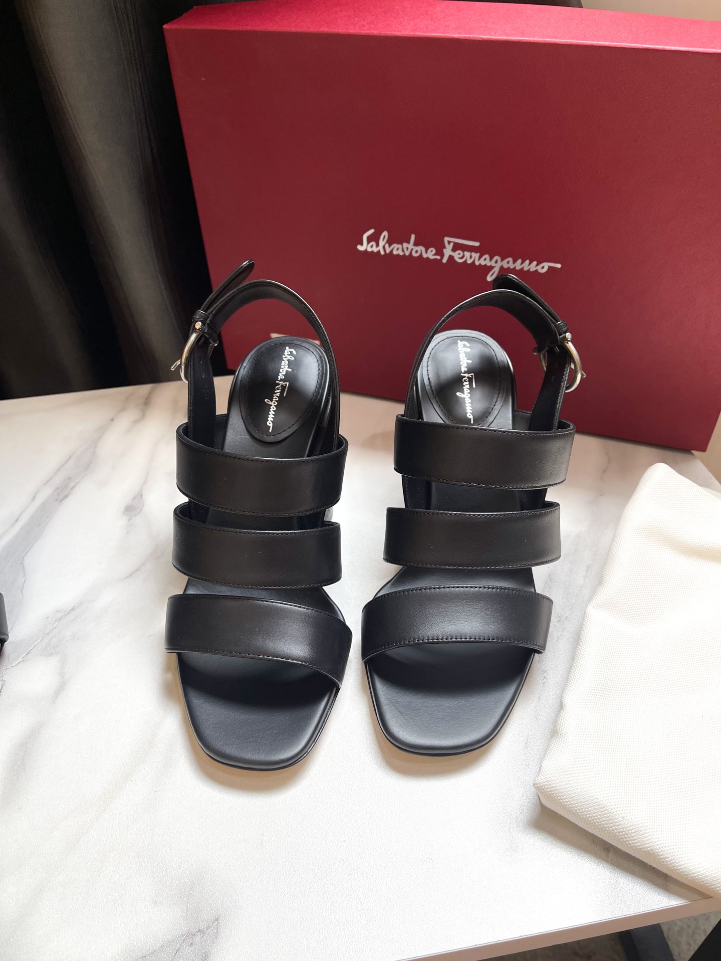 Salvatore Sandal 3 Horizontal Straps
