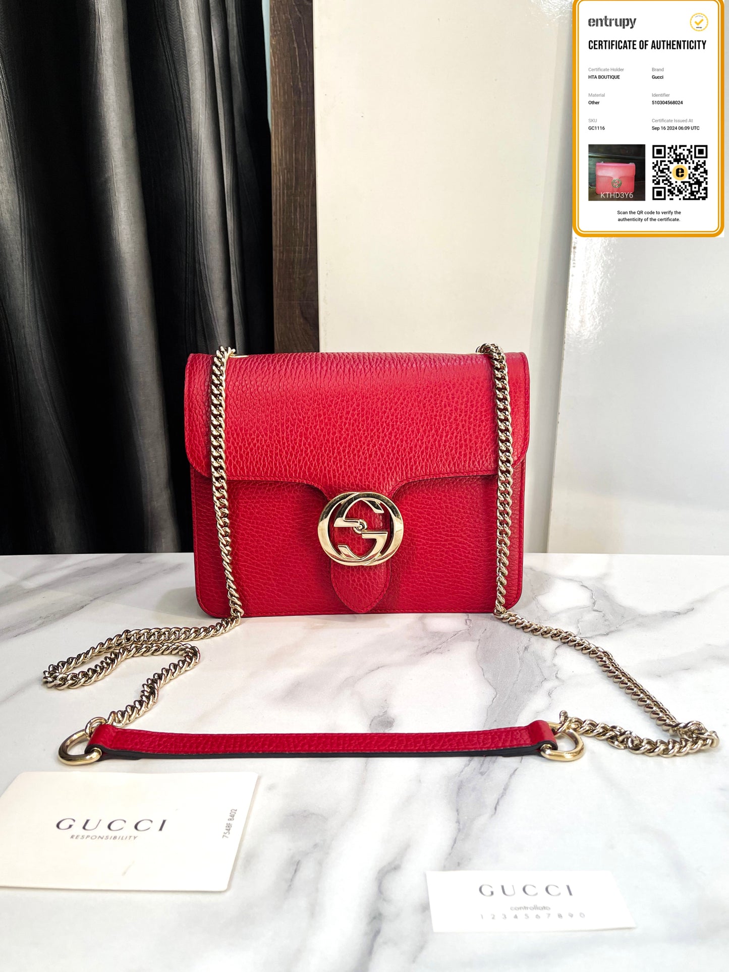 Gucci Interlocking Đỏ