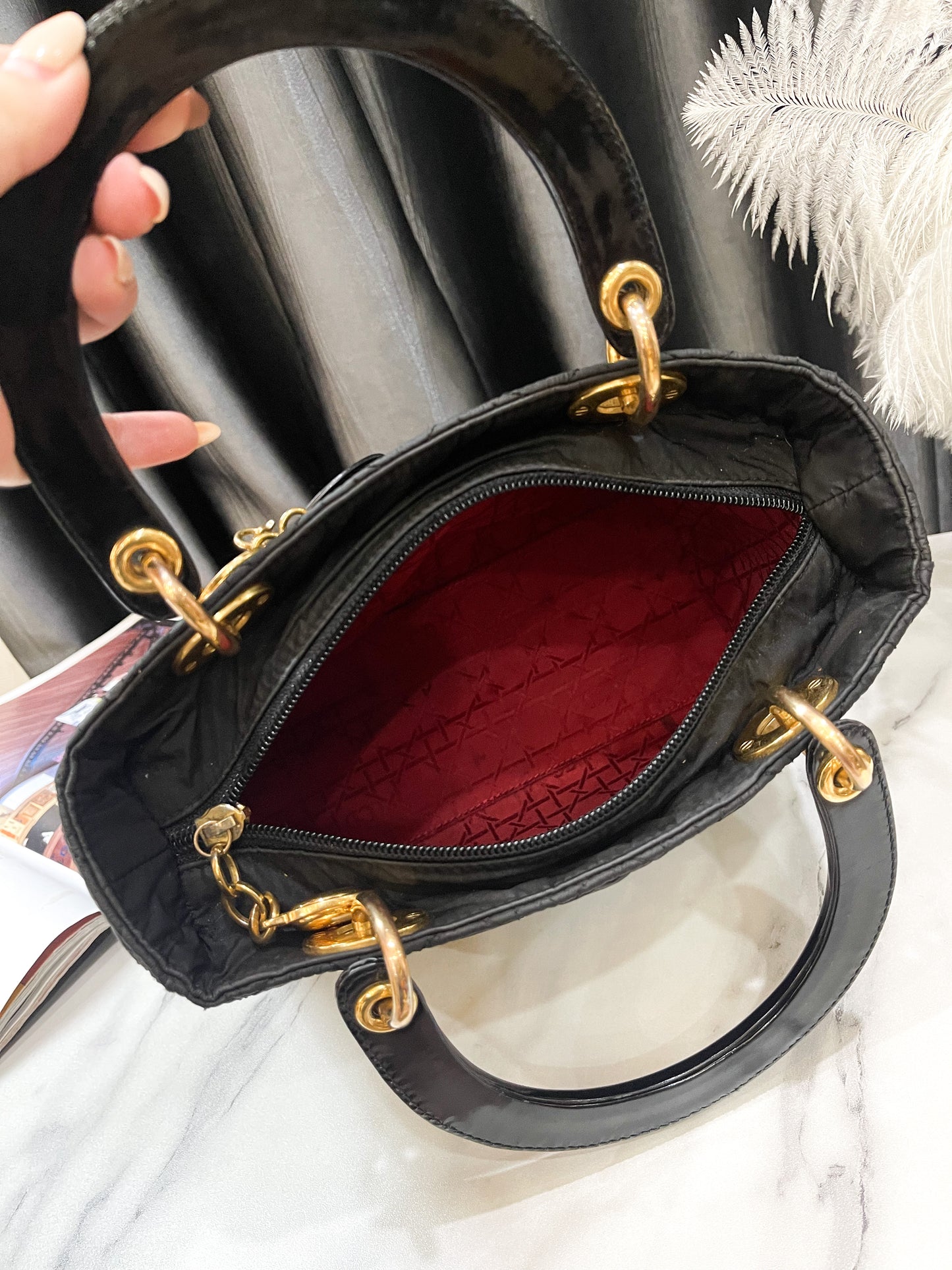 Dior Lady Vintage Chất Vải
