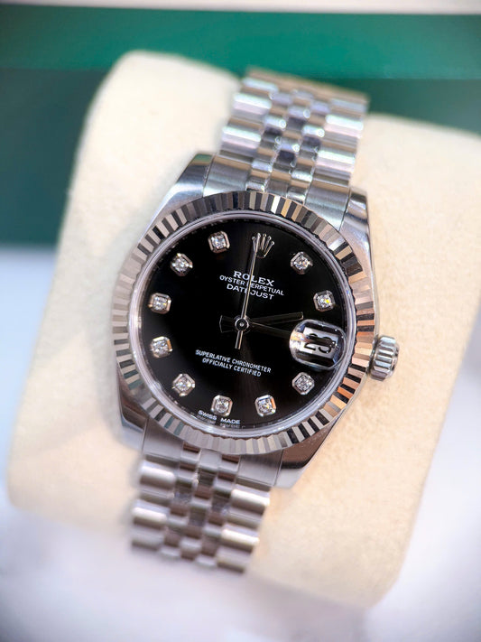 Đồng Hồ Rolex Datejust 178274 size 31mm Dial Black