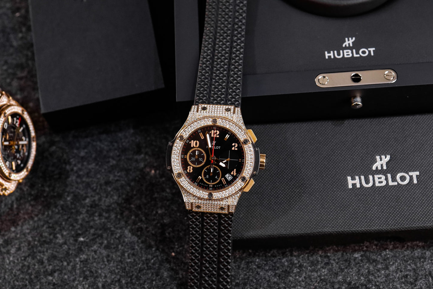 Đồng Hồ Hublot Bigbang King Gold Pave Diamond Orginal 41mm