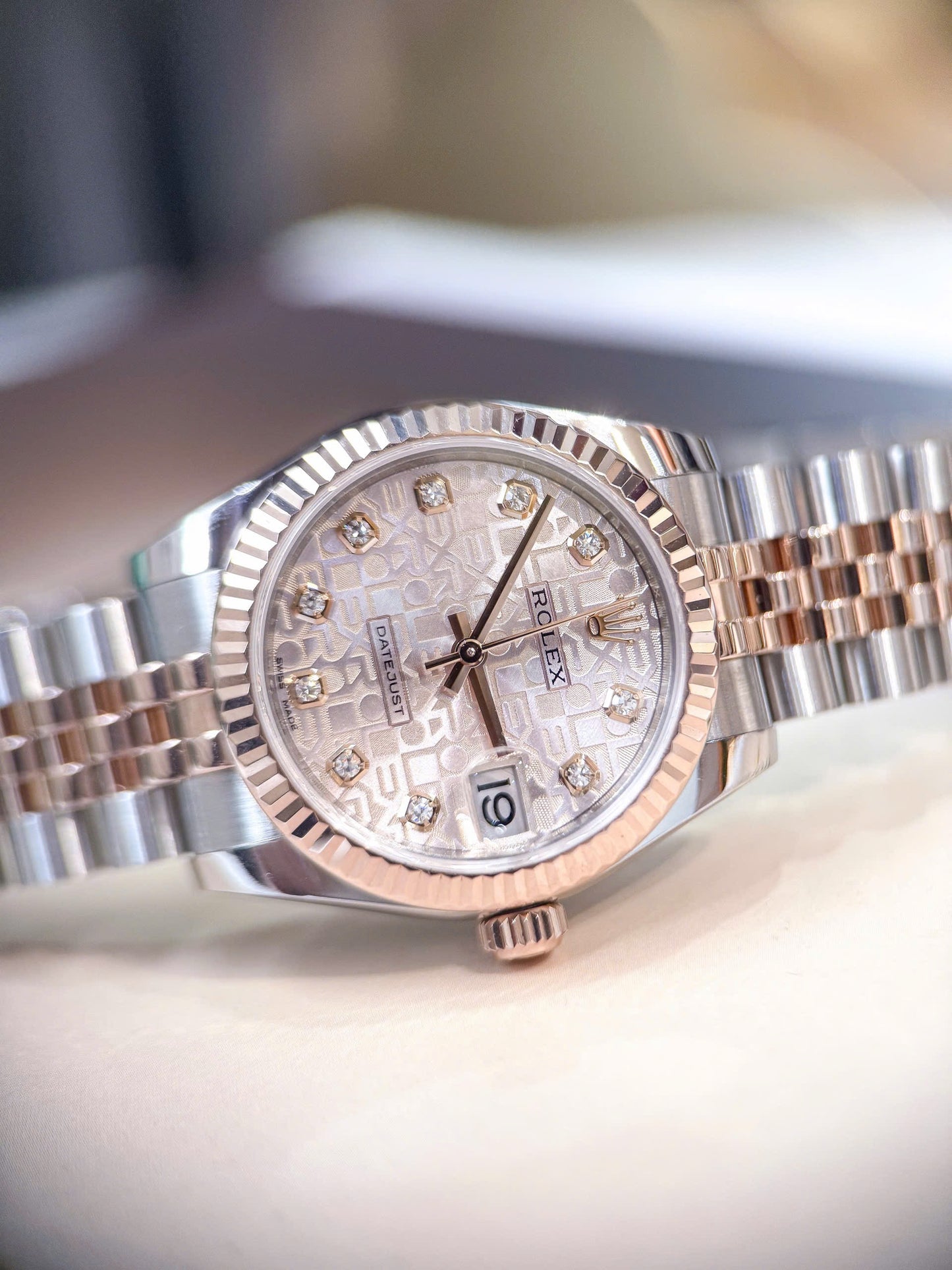 Đồng Hồ Rolex Datejust 178271 Vi tính hồng size 31mm