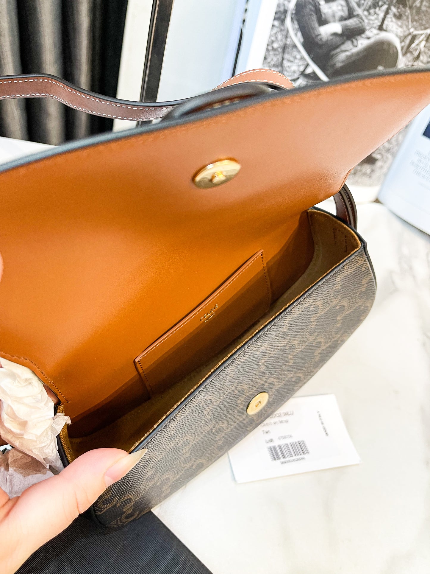 Celine Clutch On Strap New