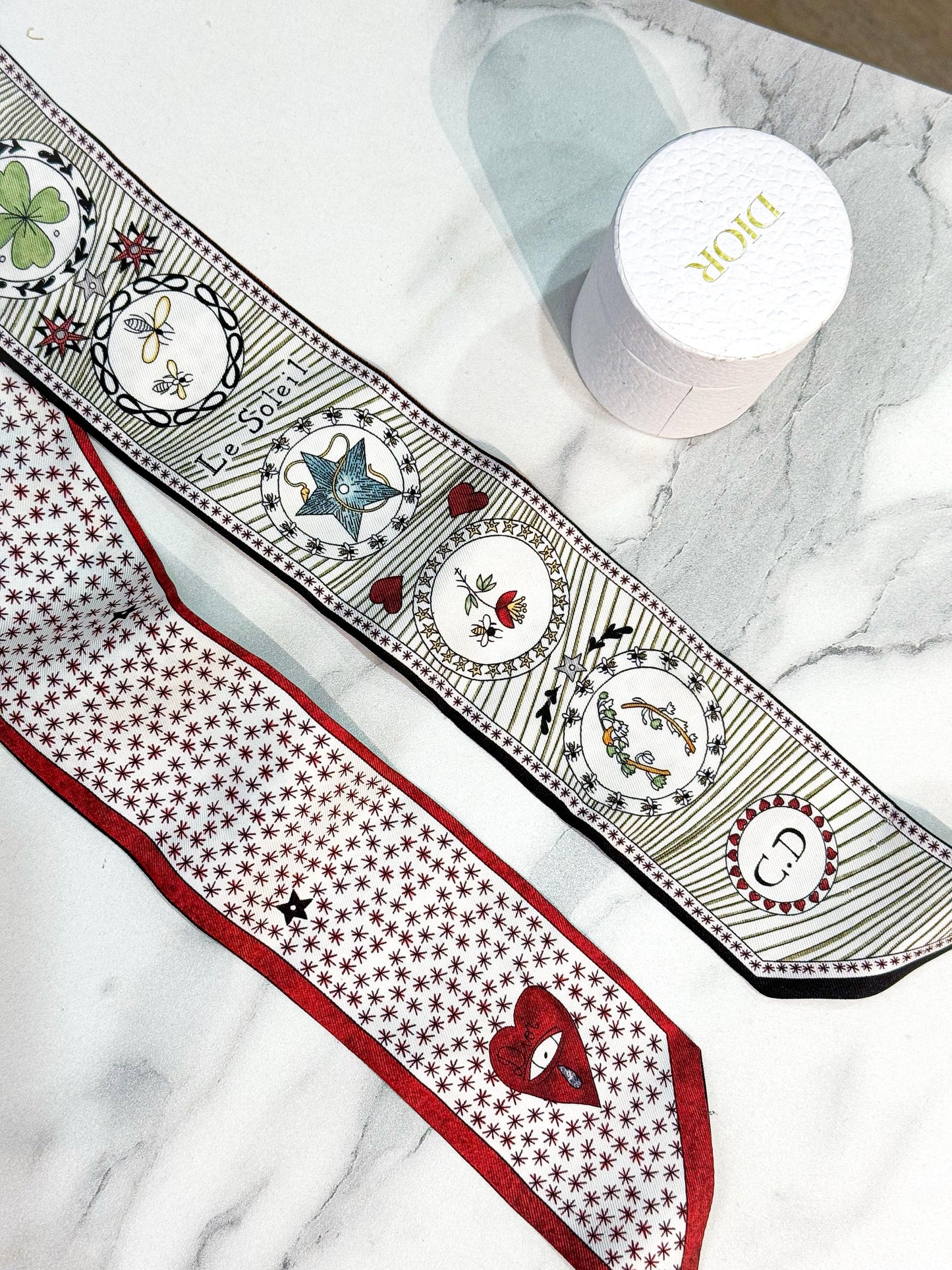 Khăn Twilly Dior Used