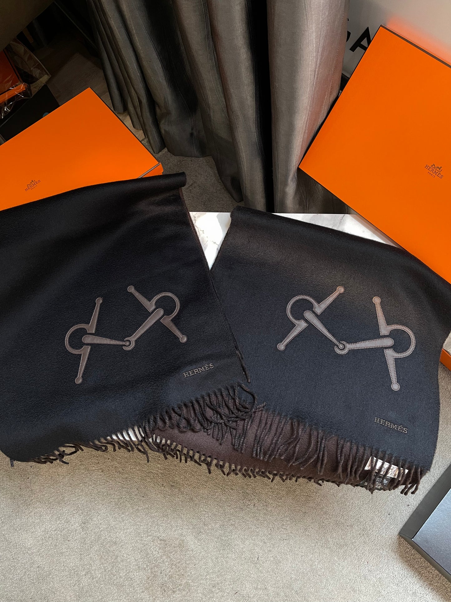 Khăn Cashmere Hermes