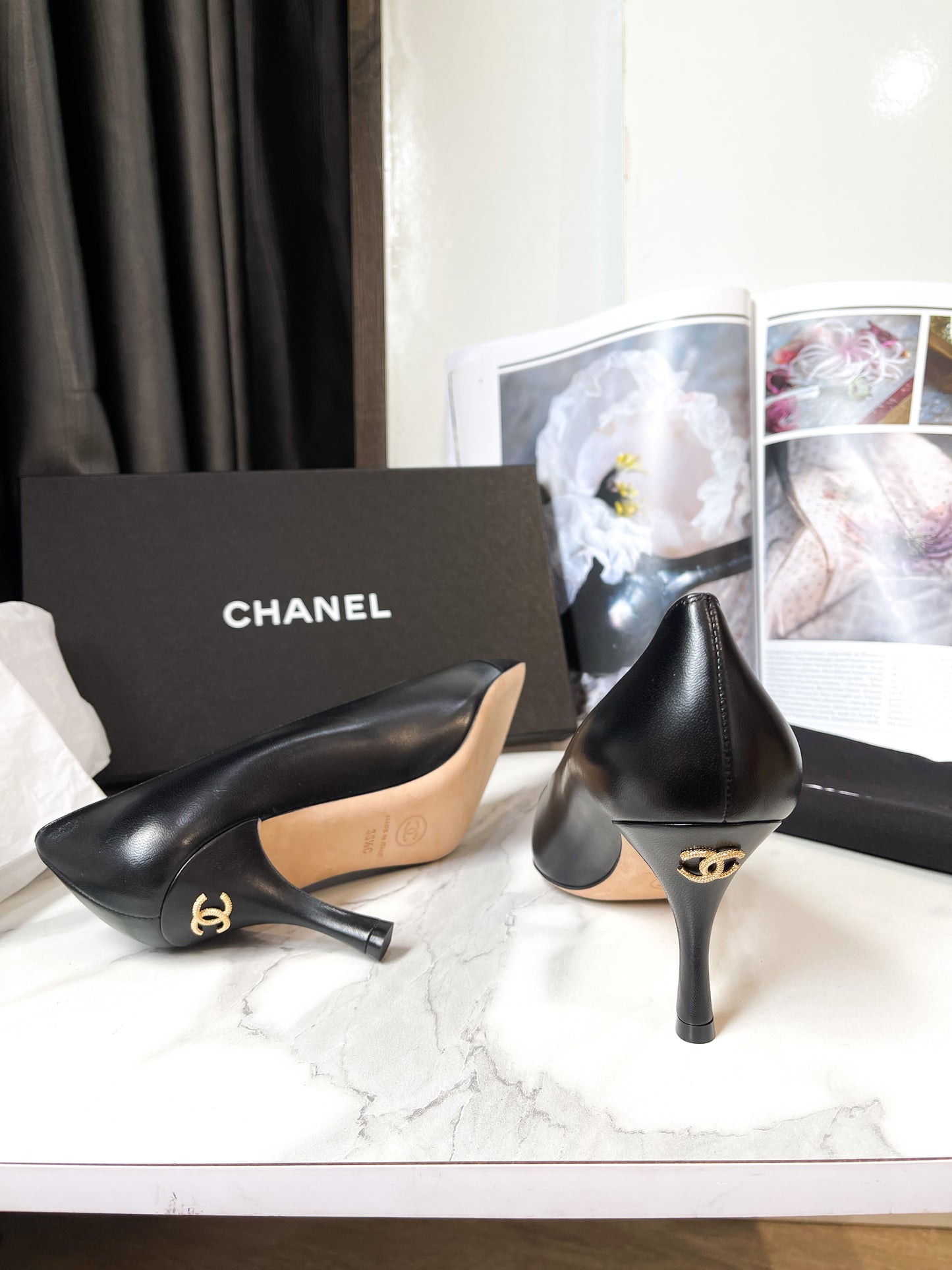 Giày Cao Gót Chanel New Size 36.5