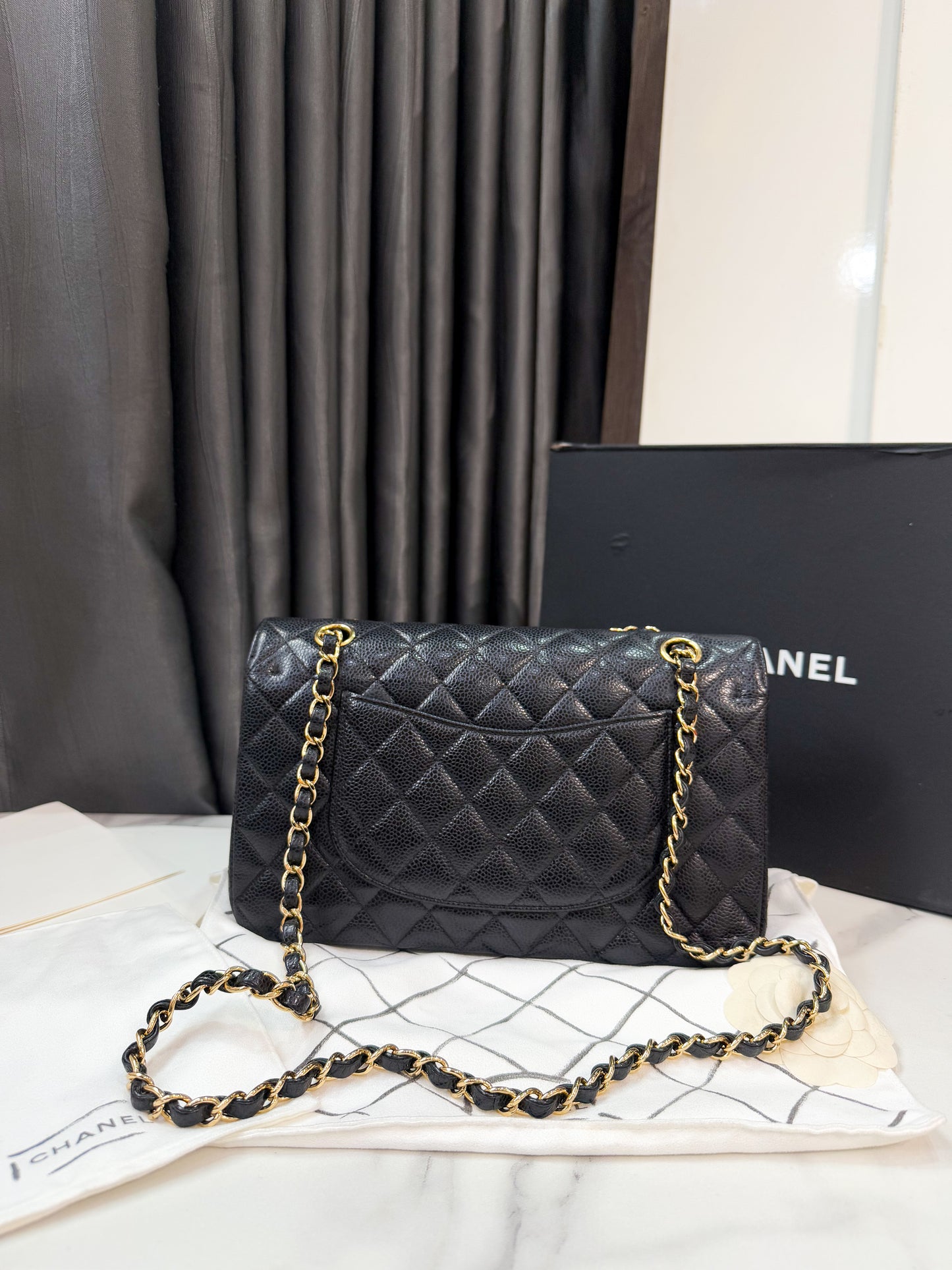 Chanel Classic M Caviar