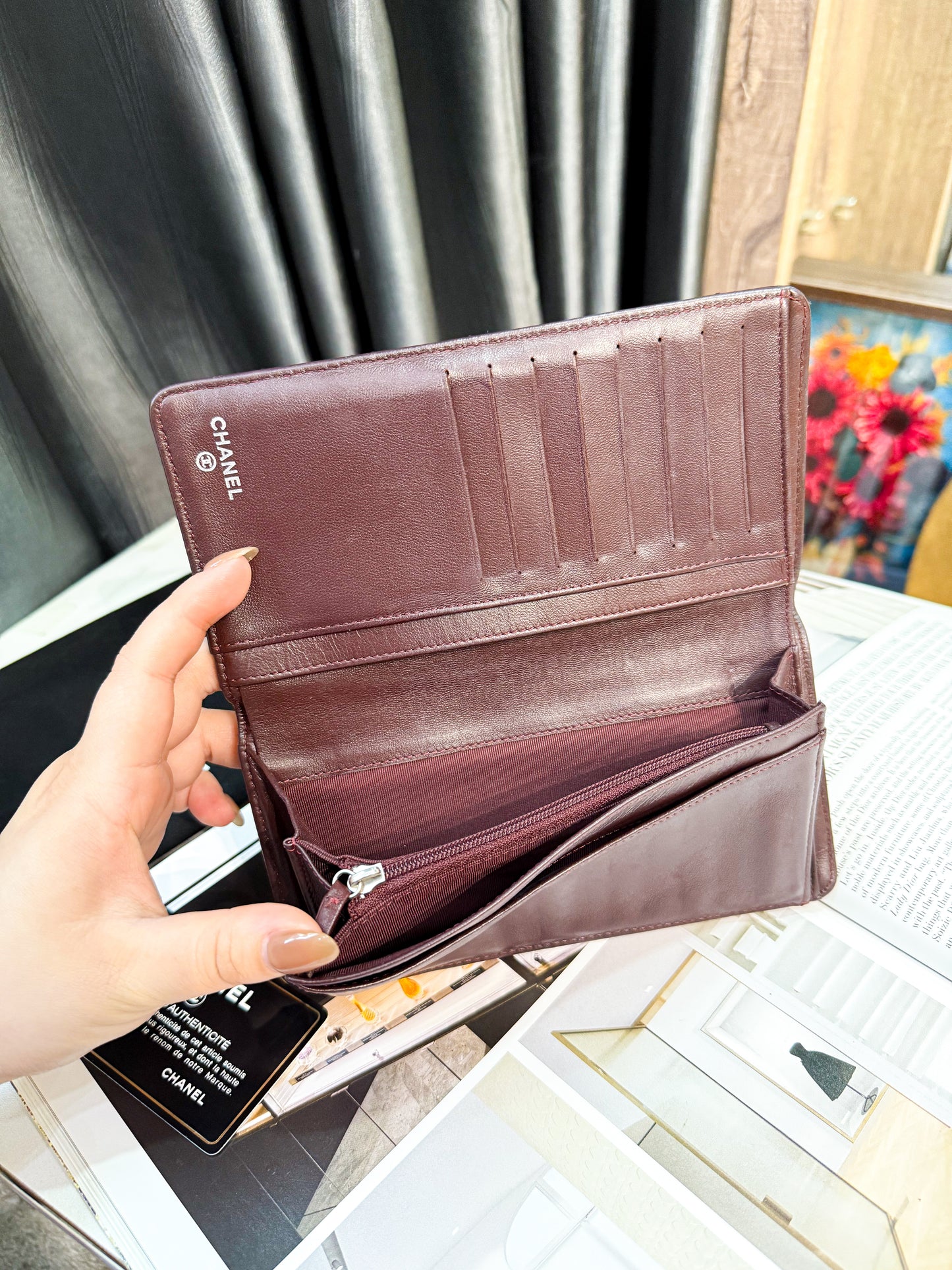 Ví Gấp Đôi Chanel