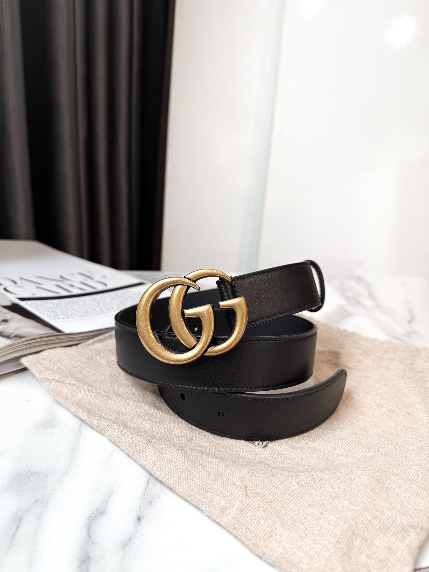 Belt Gucci Size 75 Bản 3cm