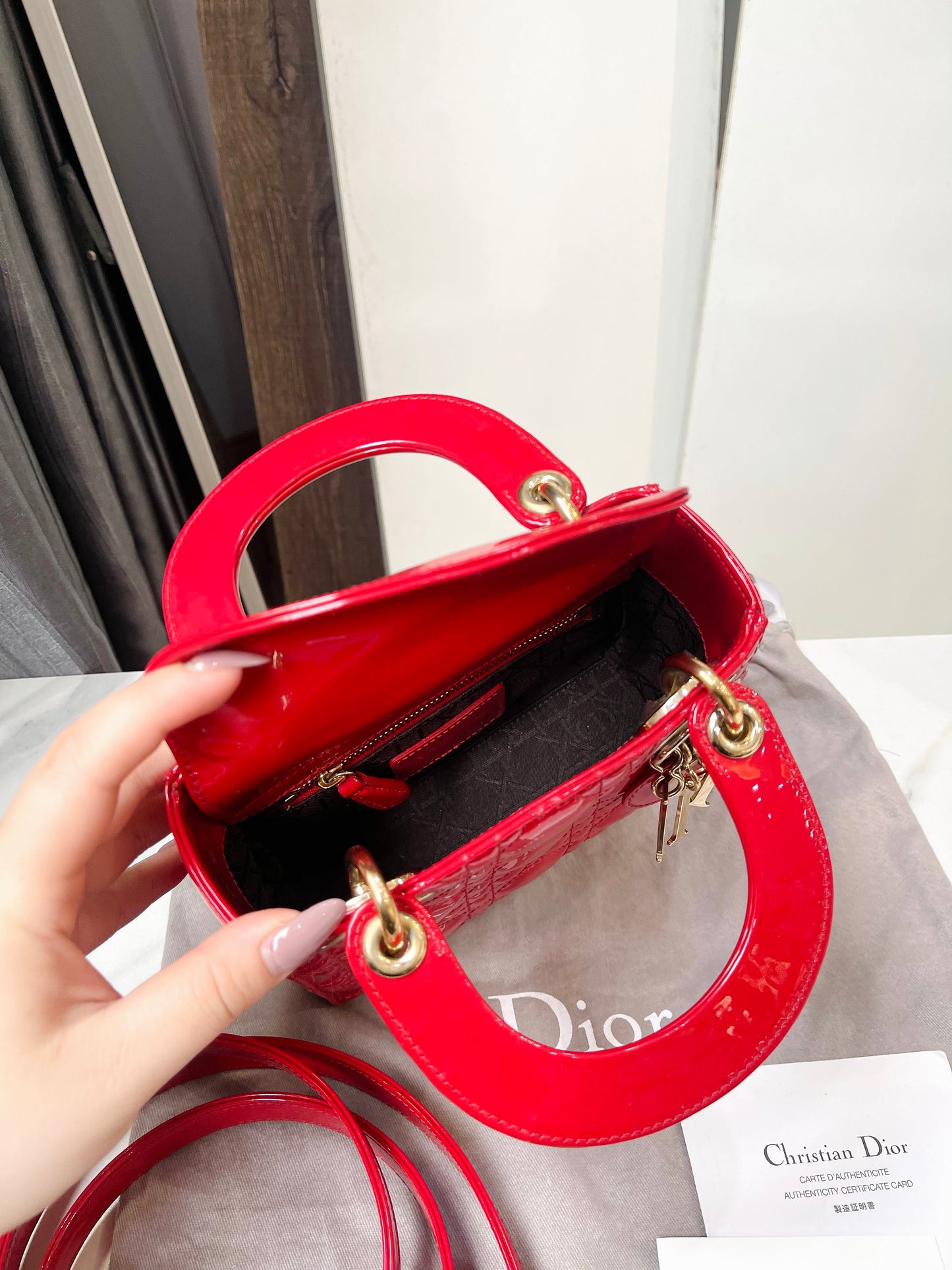 Dior Lady Mini Đỏ