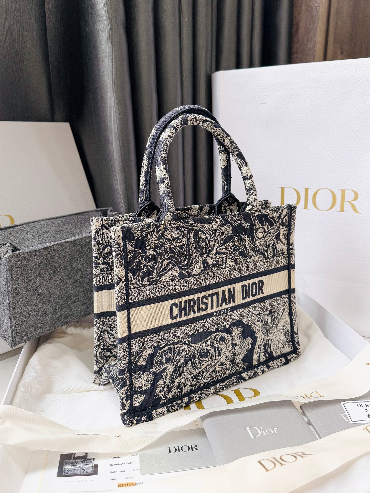 Book Tote Dior Size S