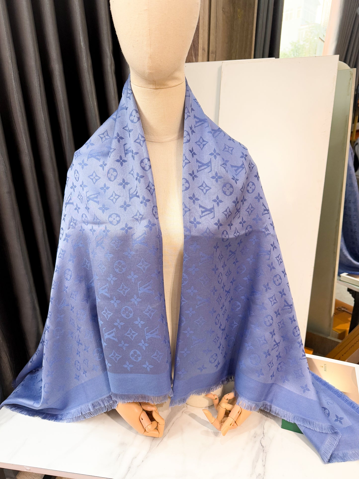 Khăn LV Xanh Khổ 140x140