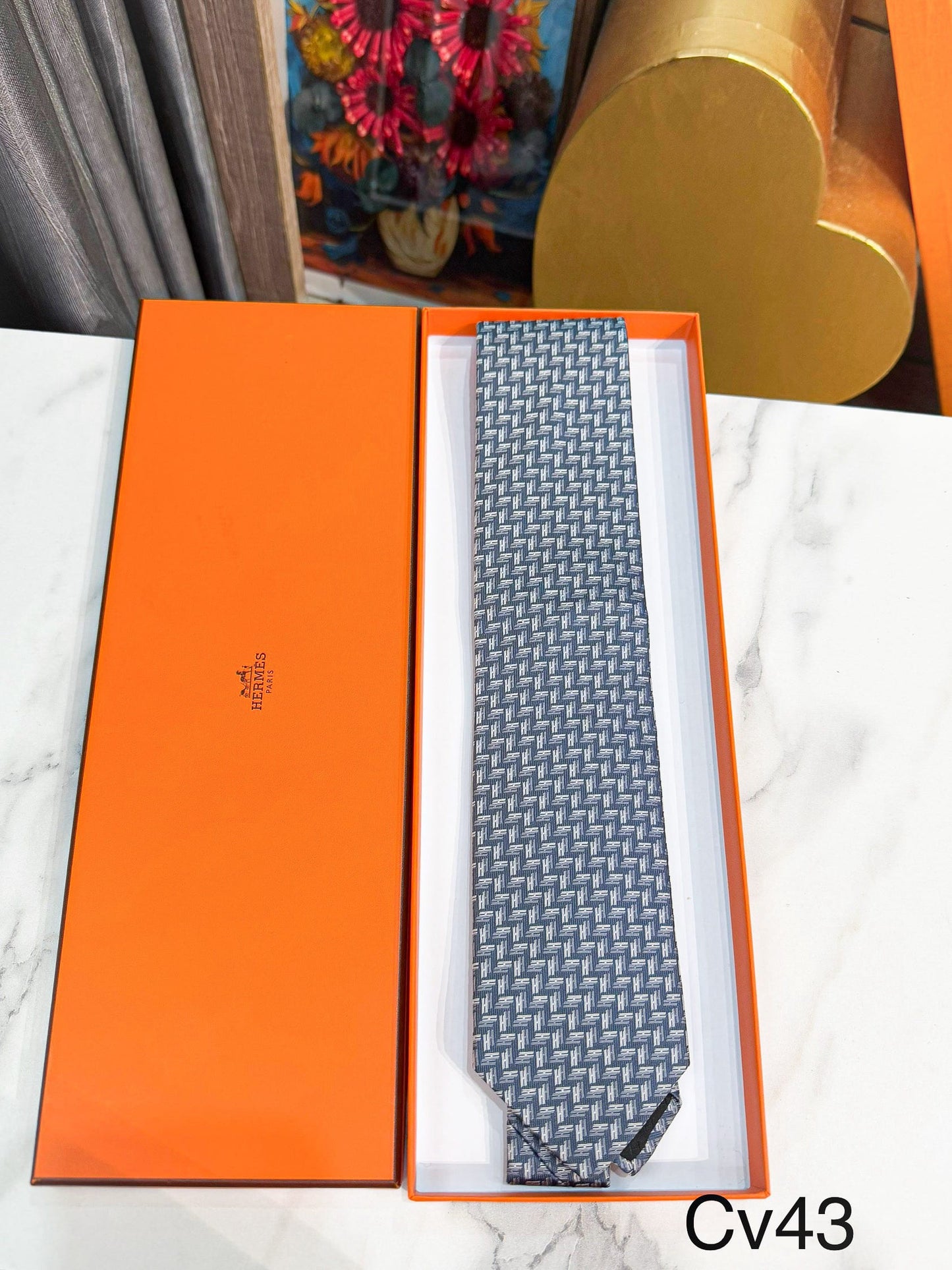 Cà Vạt Hermes CV43