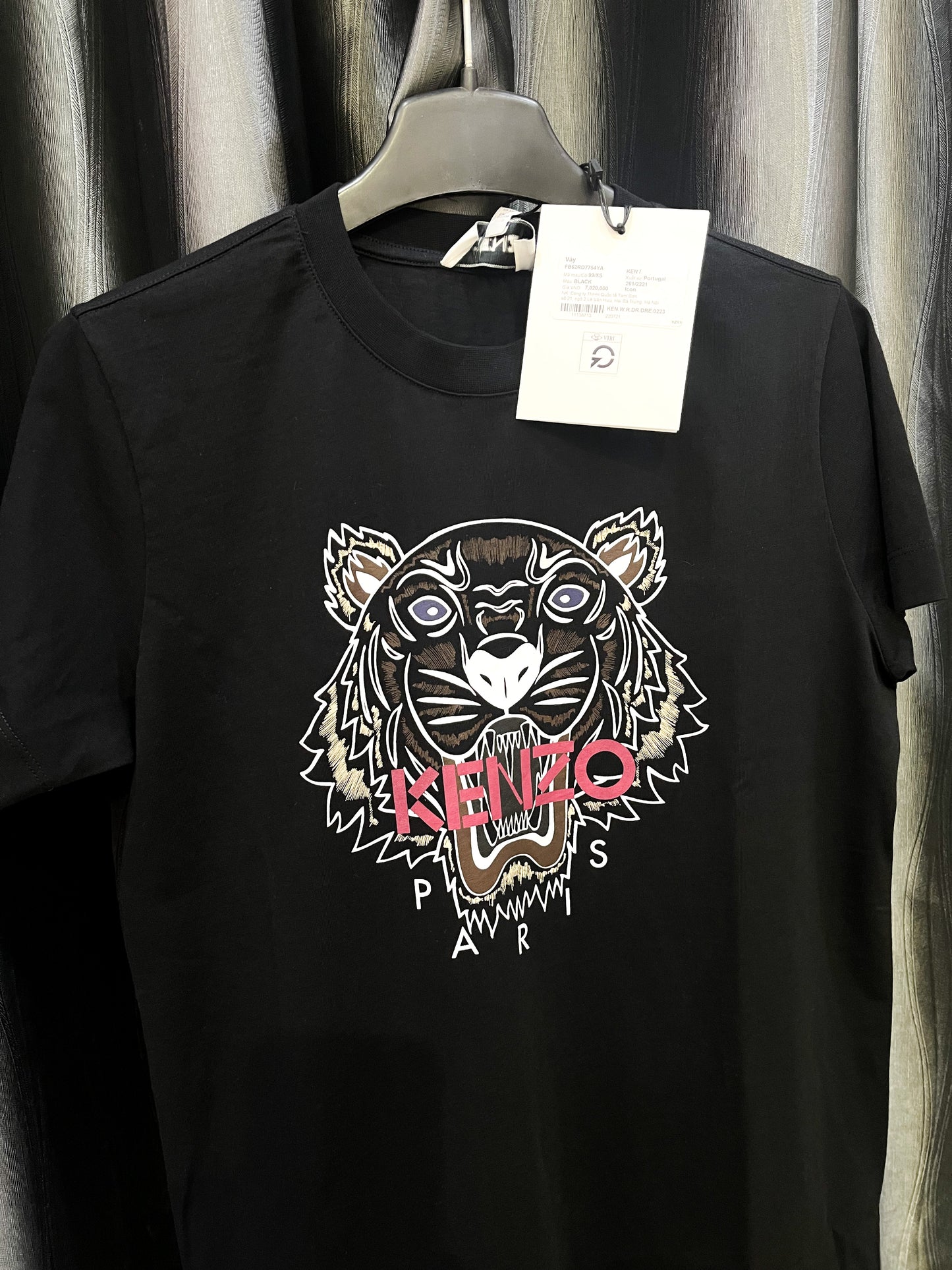 Kenzo Black Down Dress