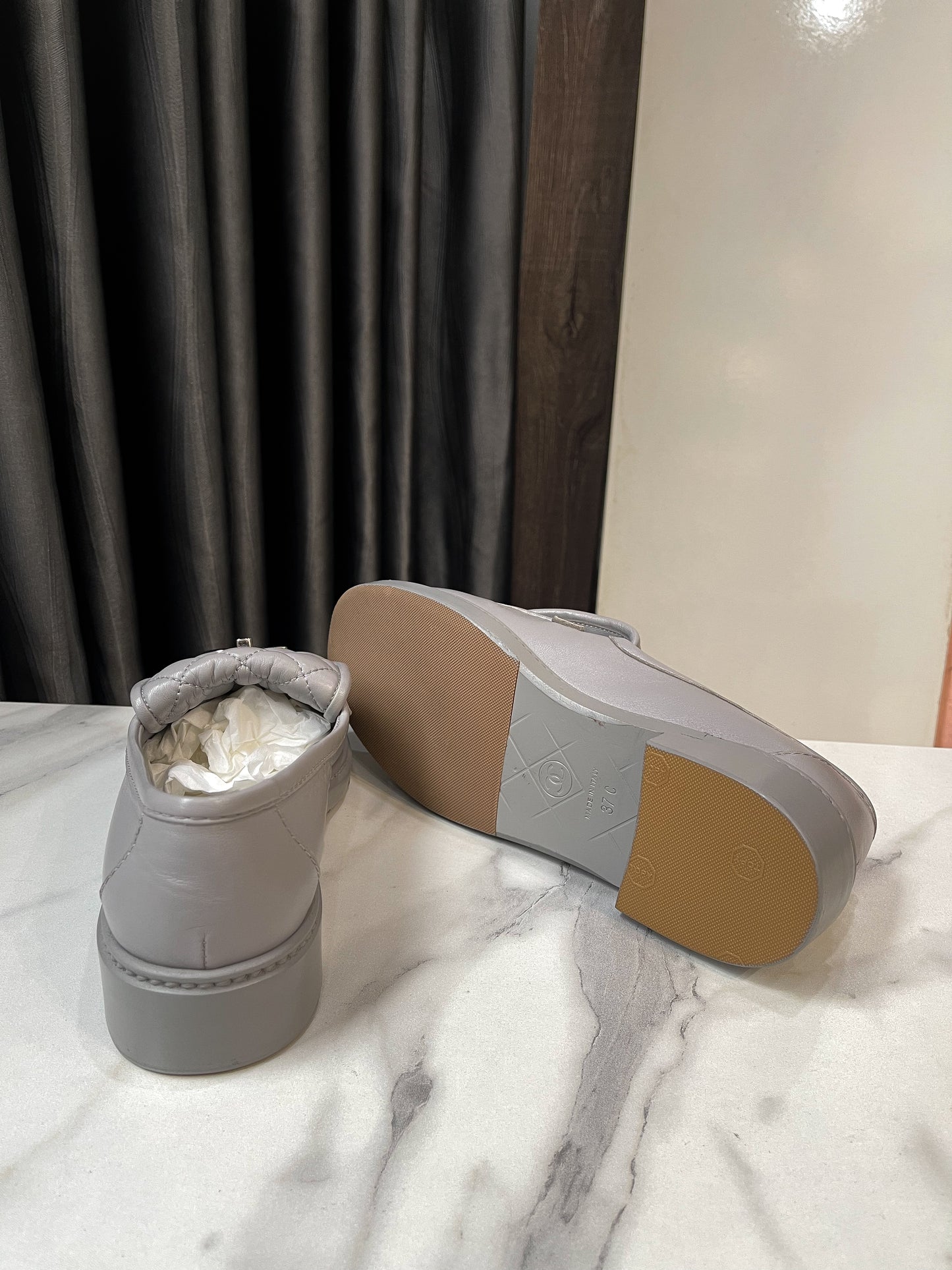 Giày Chanel Ghi