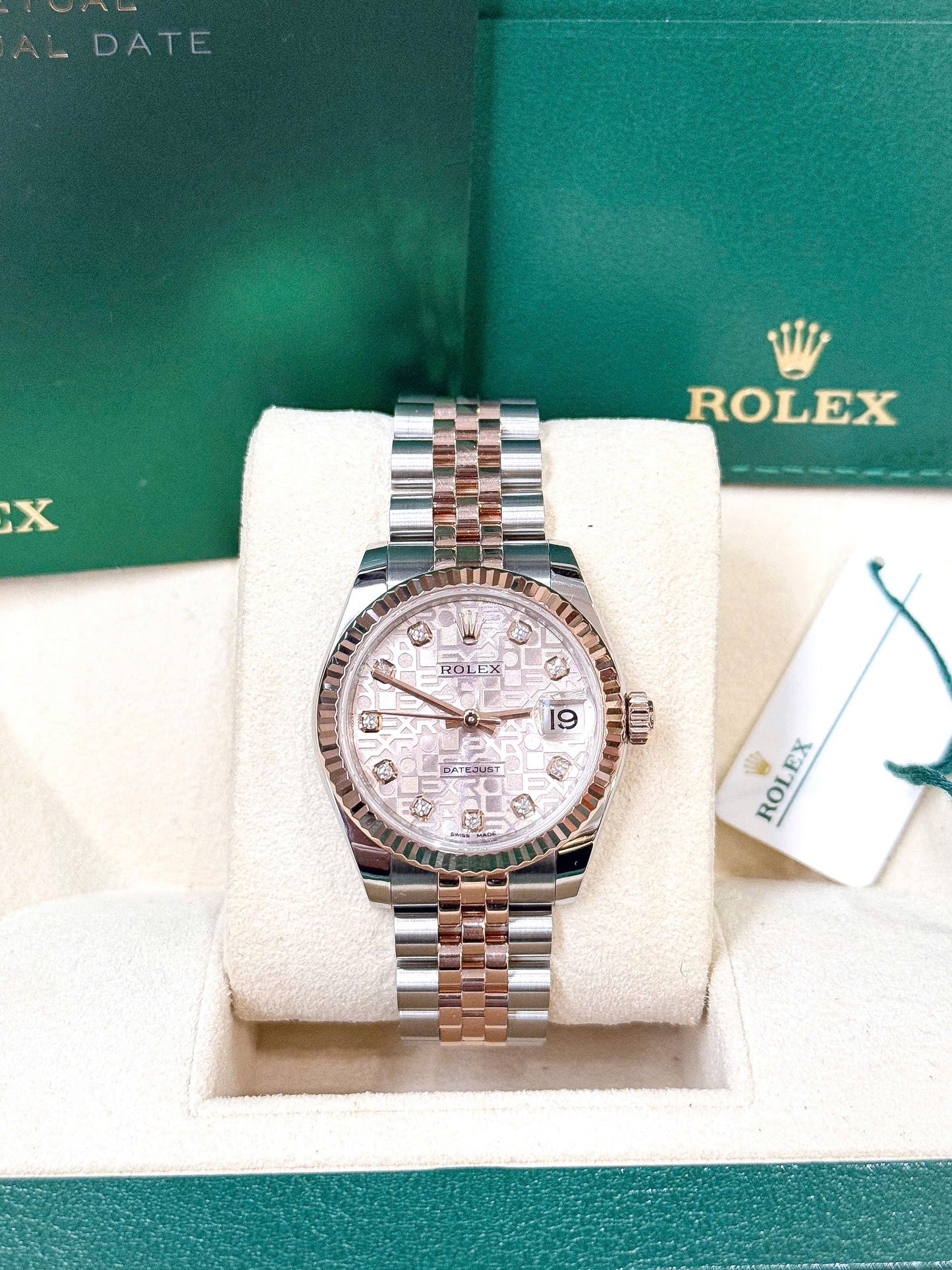 Đồng Hồ Rolex Datejust 178271 Vi tính hồng size 31mm