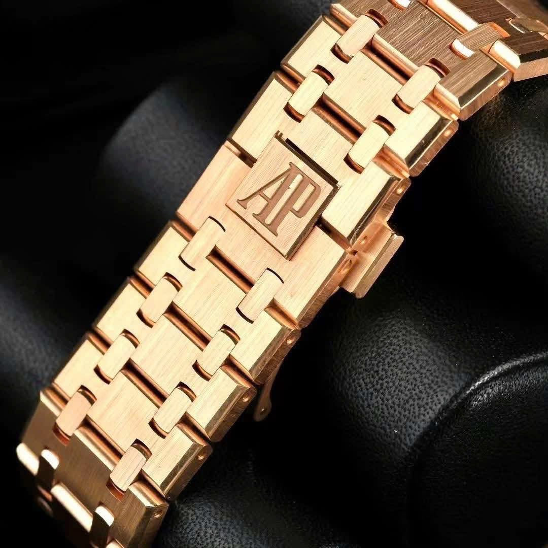 Đồng Hồ Audemars Piguet Royal Oak 26240OR Black Dial Full Gold