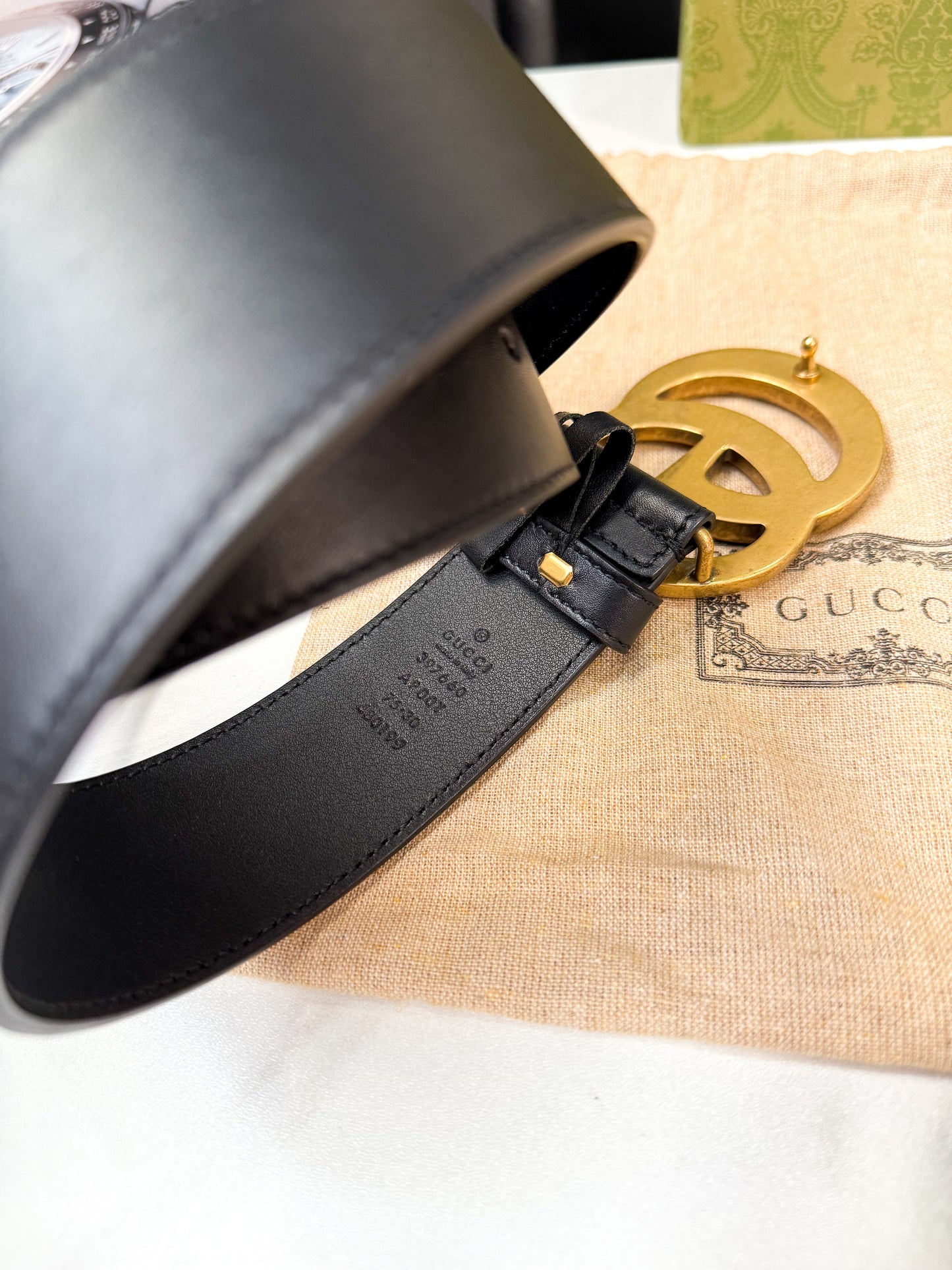 Belt Gucci GG Size 75 Bản 4cm