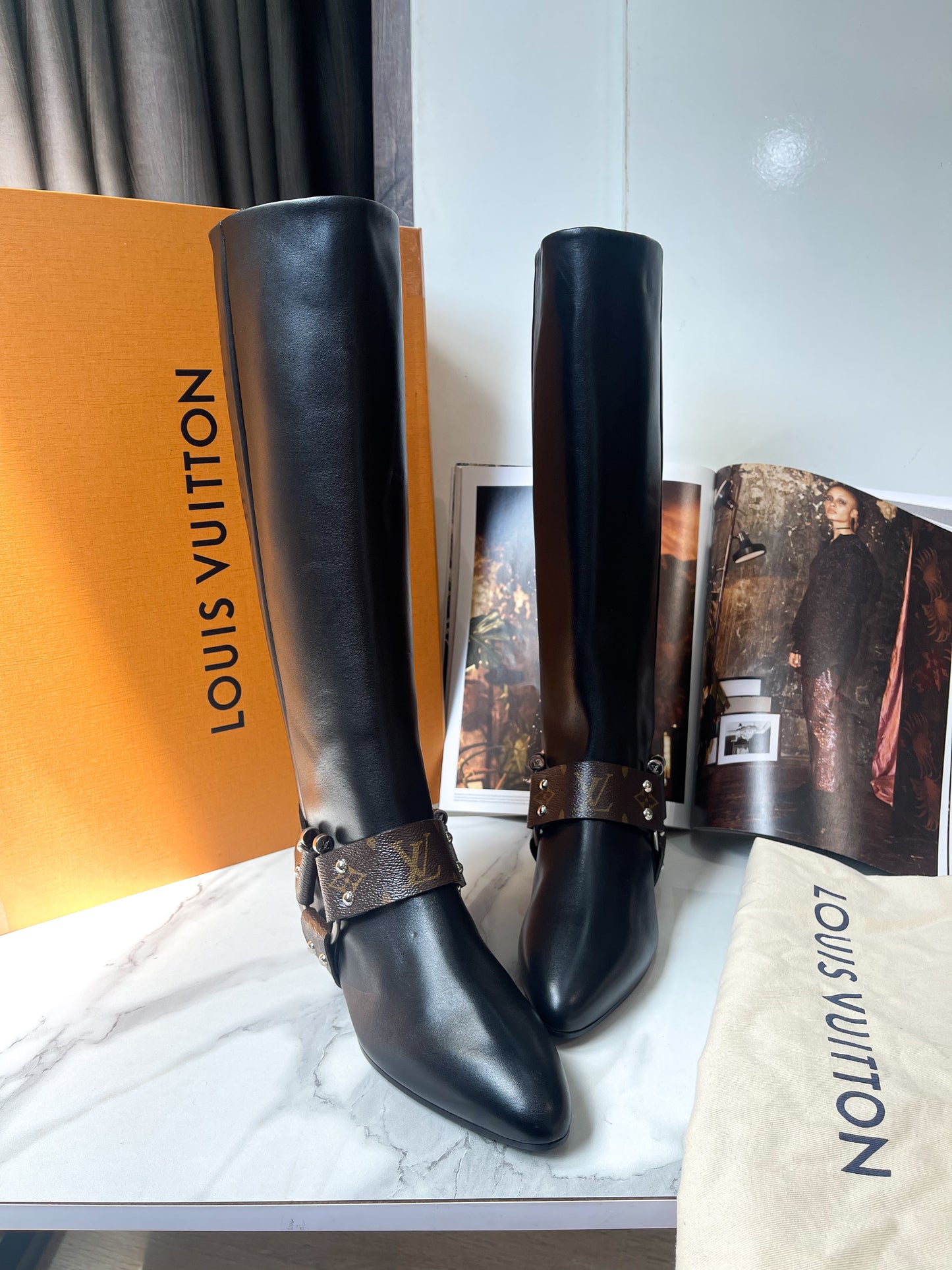 Boot Cao Cổ LV Size 37.5