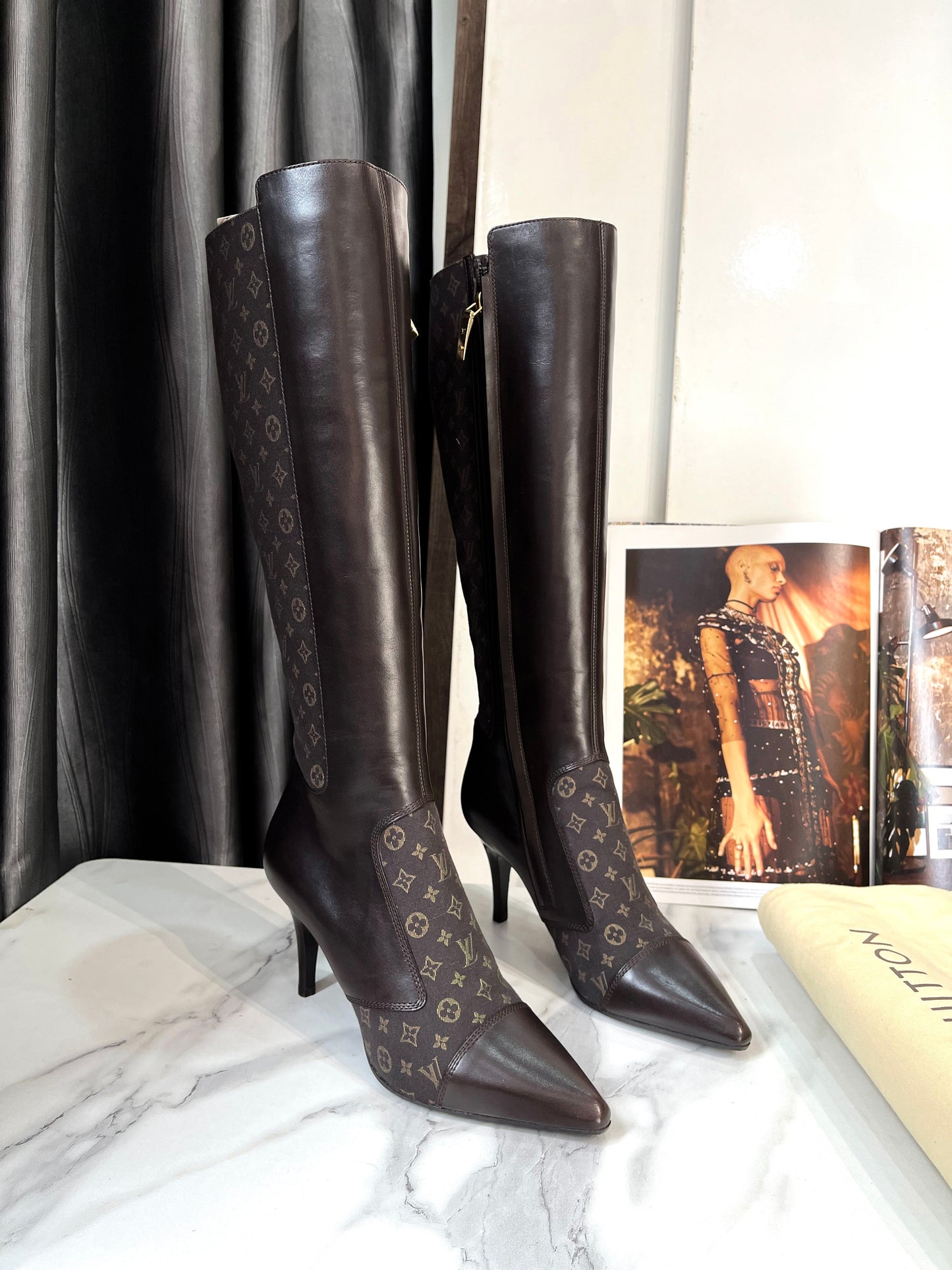 Boot LV Cao Cổ Size 35.5