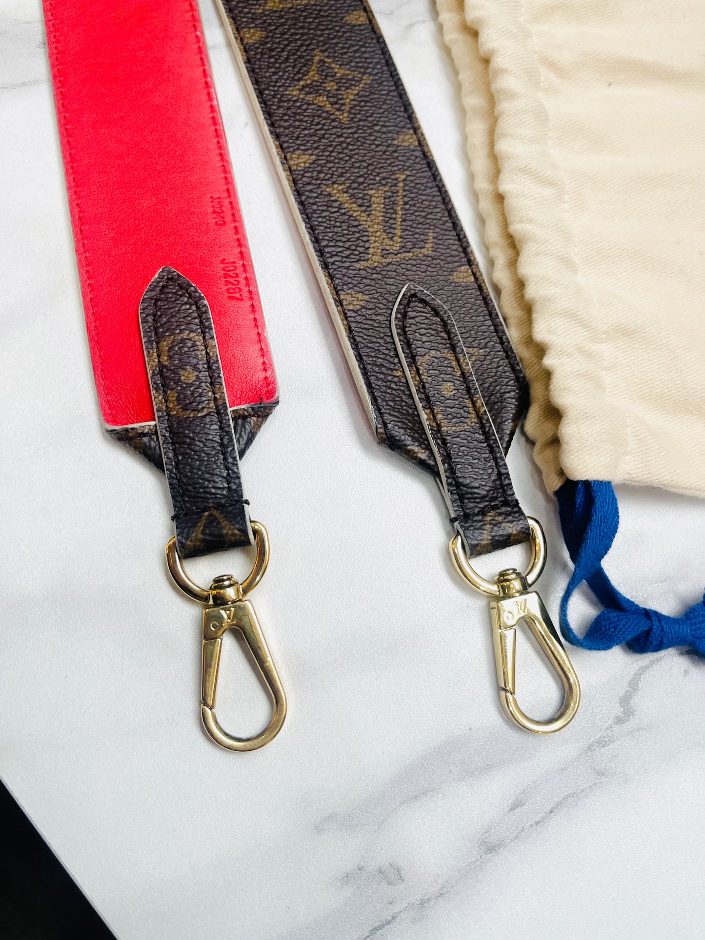 Strap LV Mono Đỏ