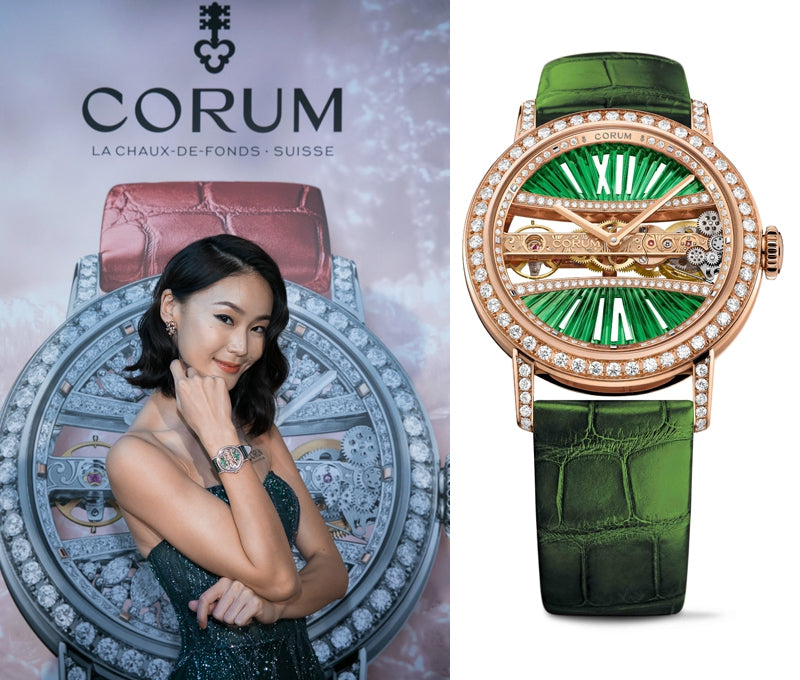 Đồng Hồ Corum Golden Bridge 39mm B113/03168 Green Dial