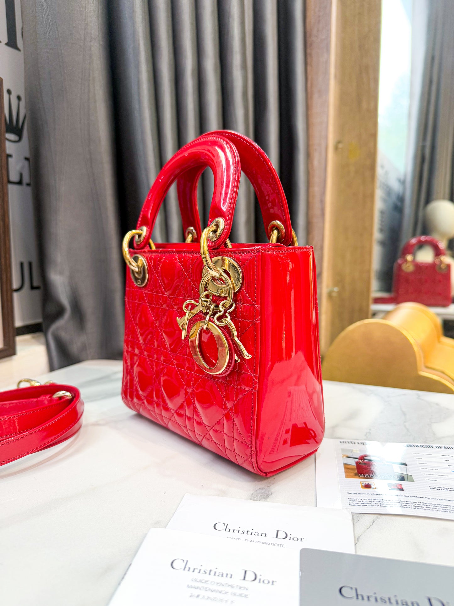 Dior Lady Mini Đỏ