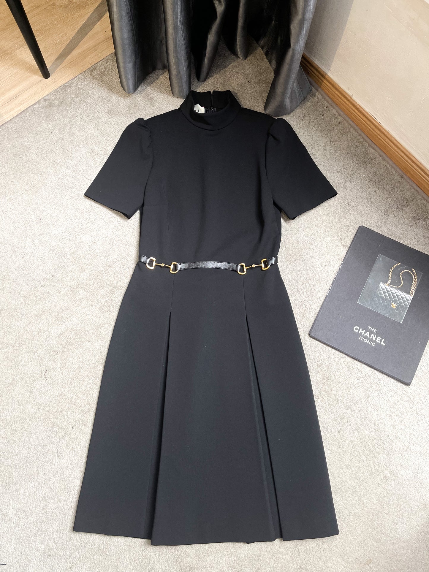 Gucci Belt Black Dress