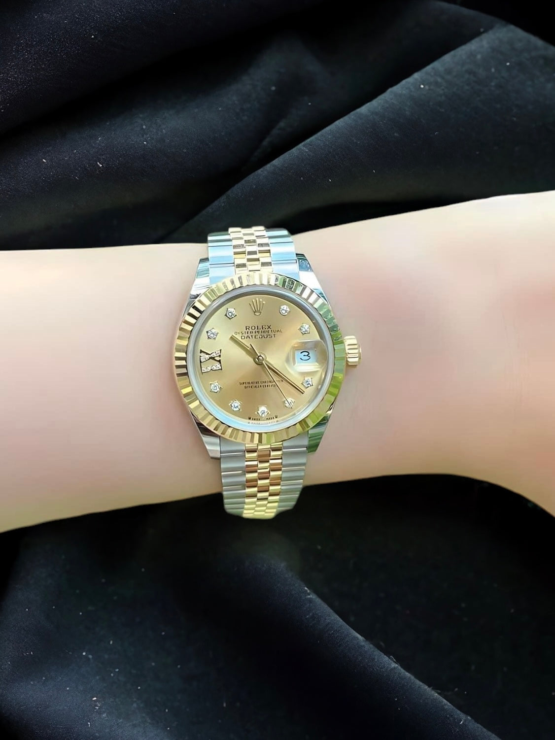 Đồng Hồ Rolex DateJust 279173 Champange size 28mm