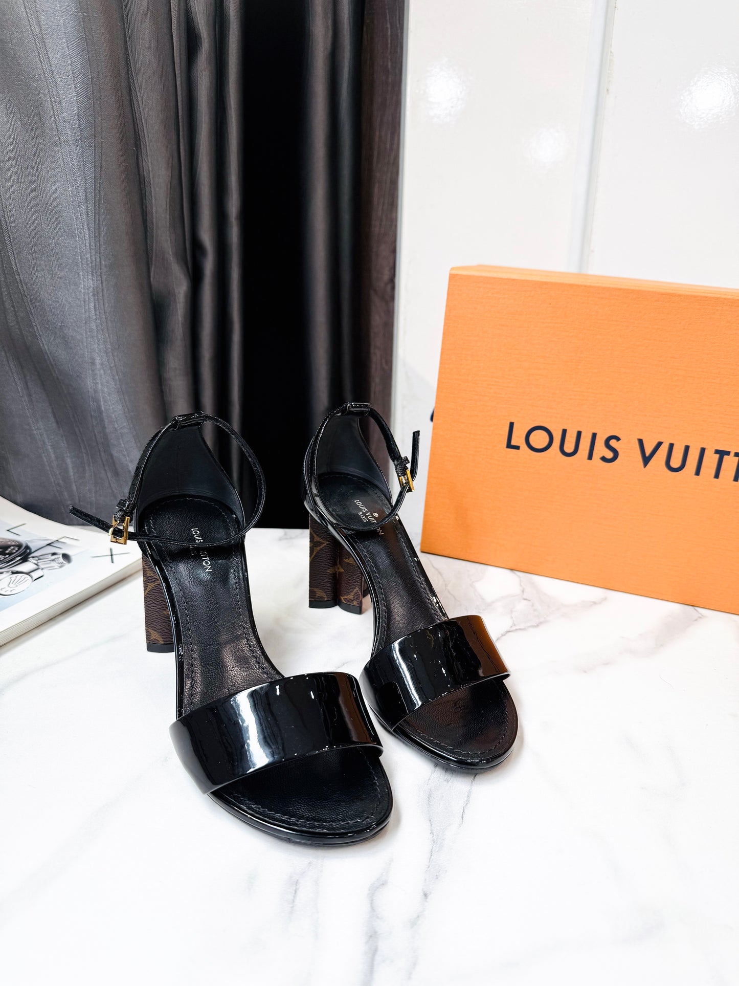 Sandal LV Gót Mono Size 35.5