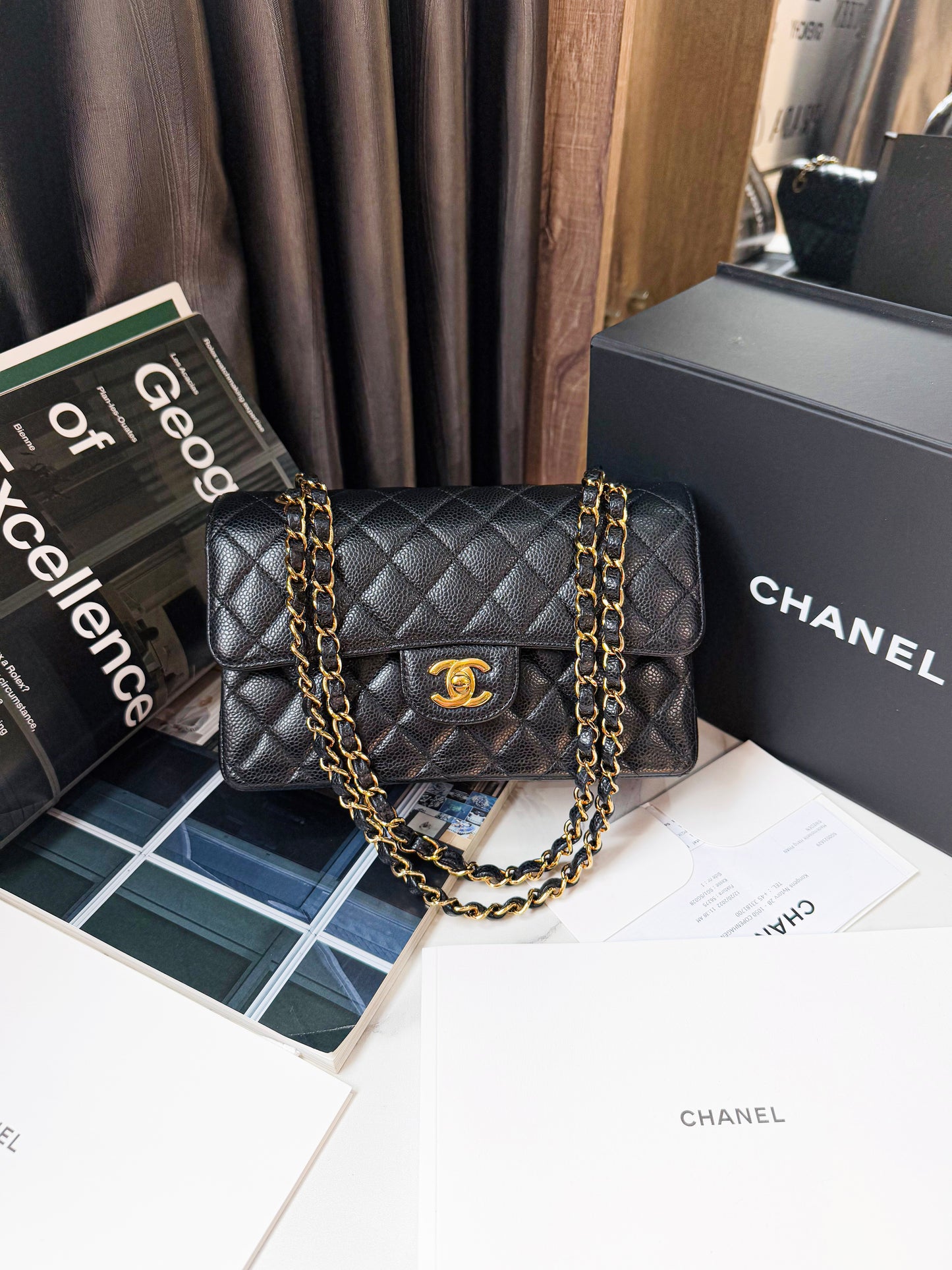 Chanel Classic S Caviar