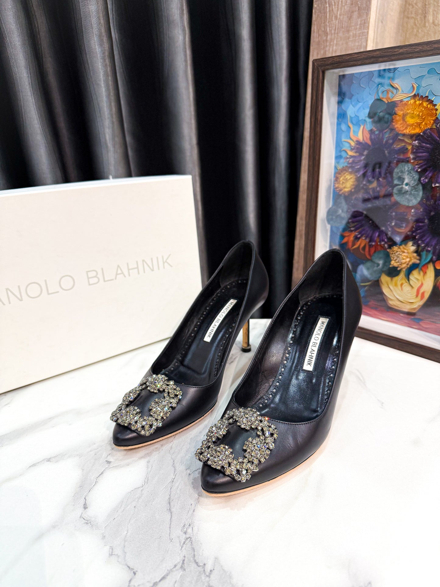 Giày Cao Gót Monolo Used Size 36