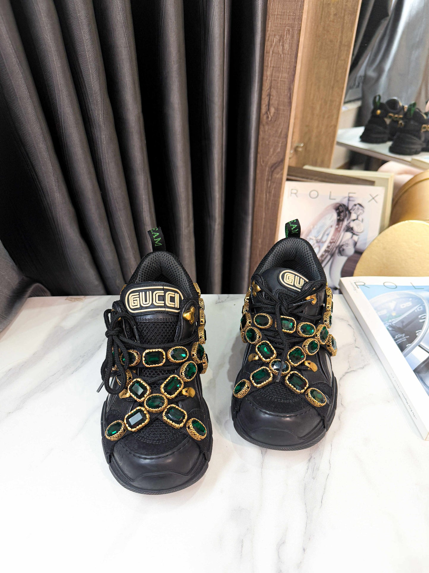 Giày Gucci Thanos Đen Size 35