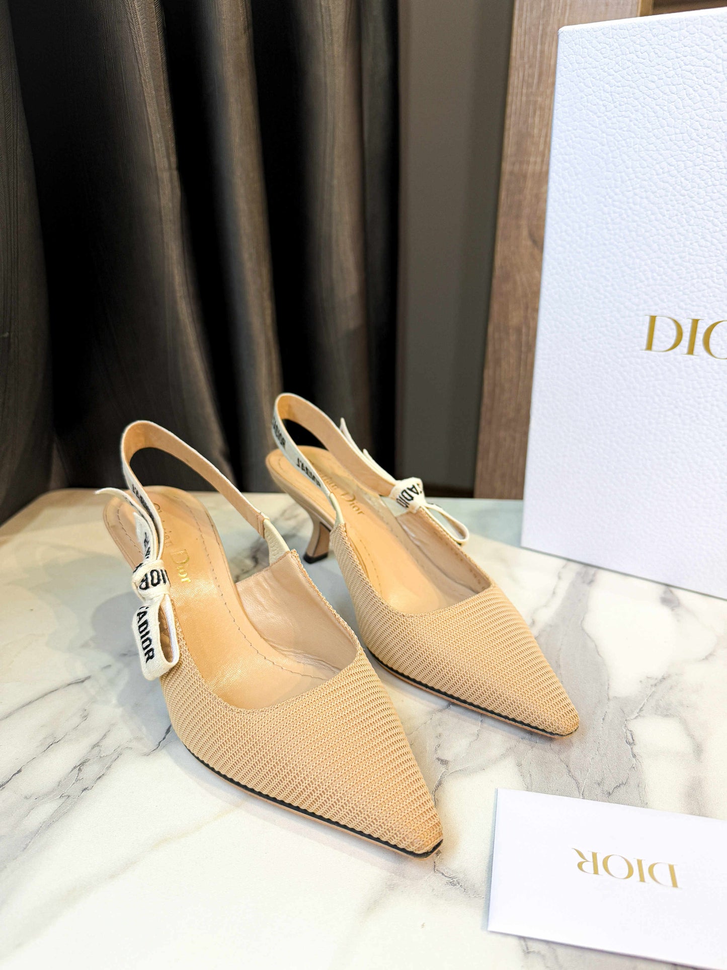 Slingback Dior Begie Size 35.5D