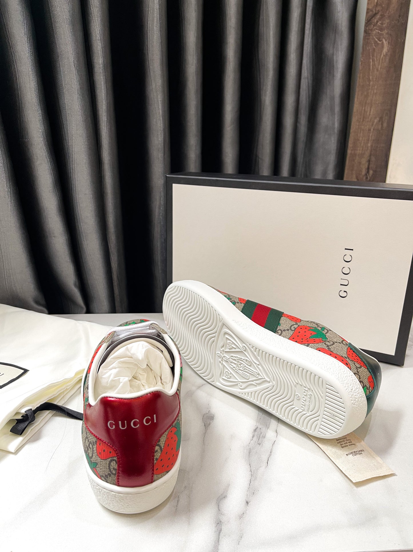 Gucci Strawberry Shoes
