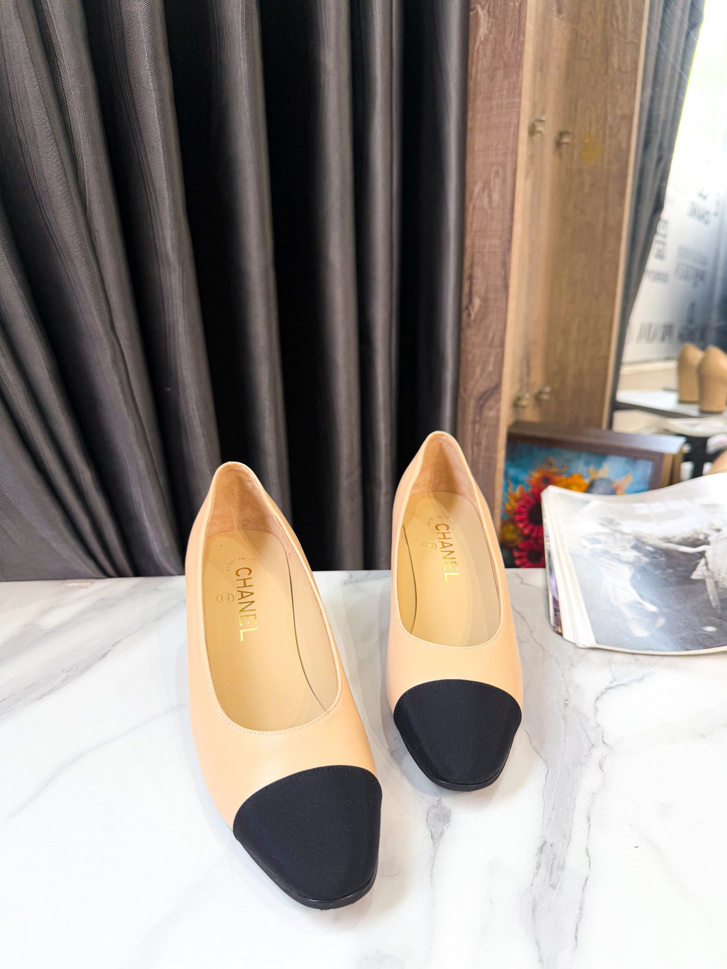 Giày Chanel Begie Size 37C