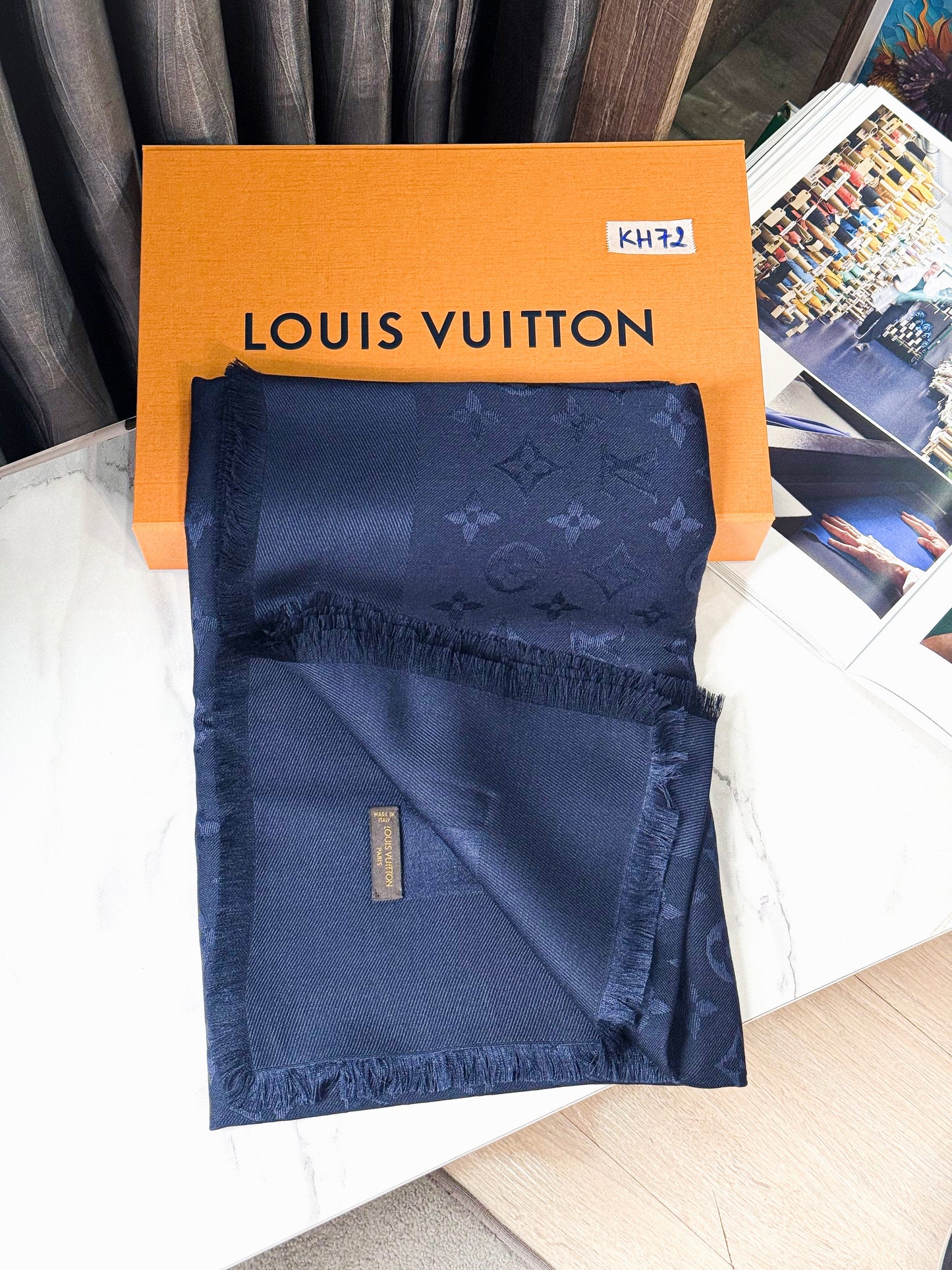 Khăn LV Xanh Than KH72 5/12