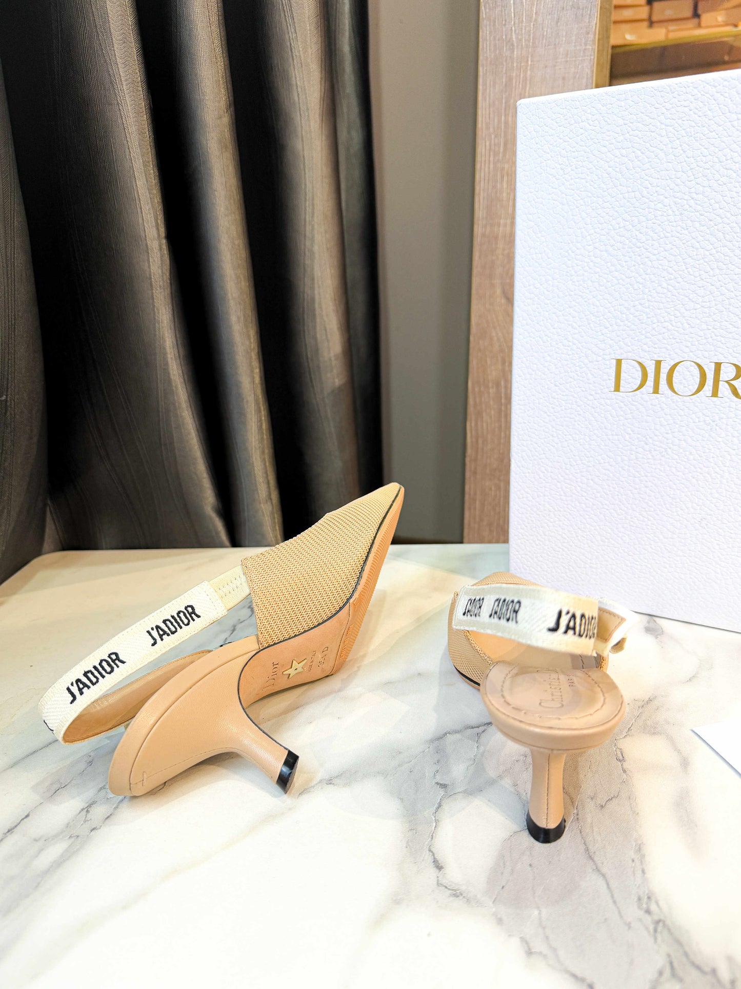 Slingback Dior Begie Size 35.5D
