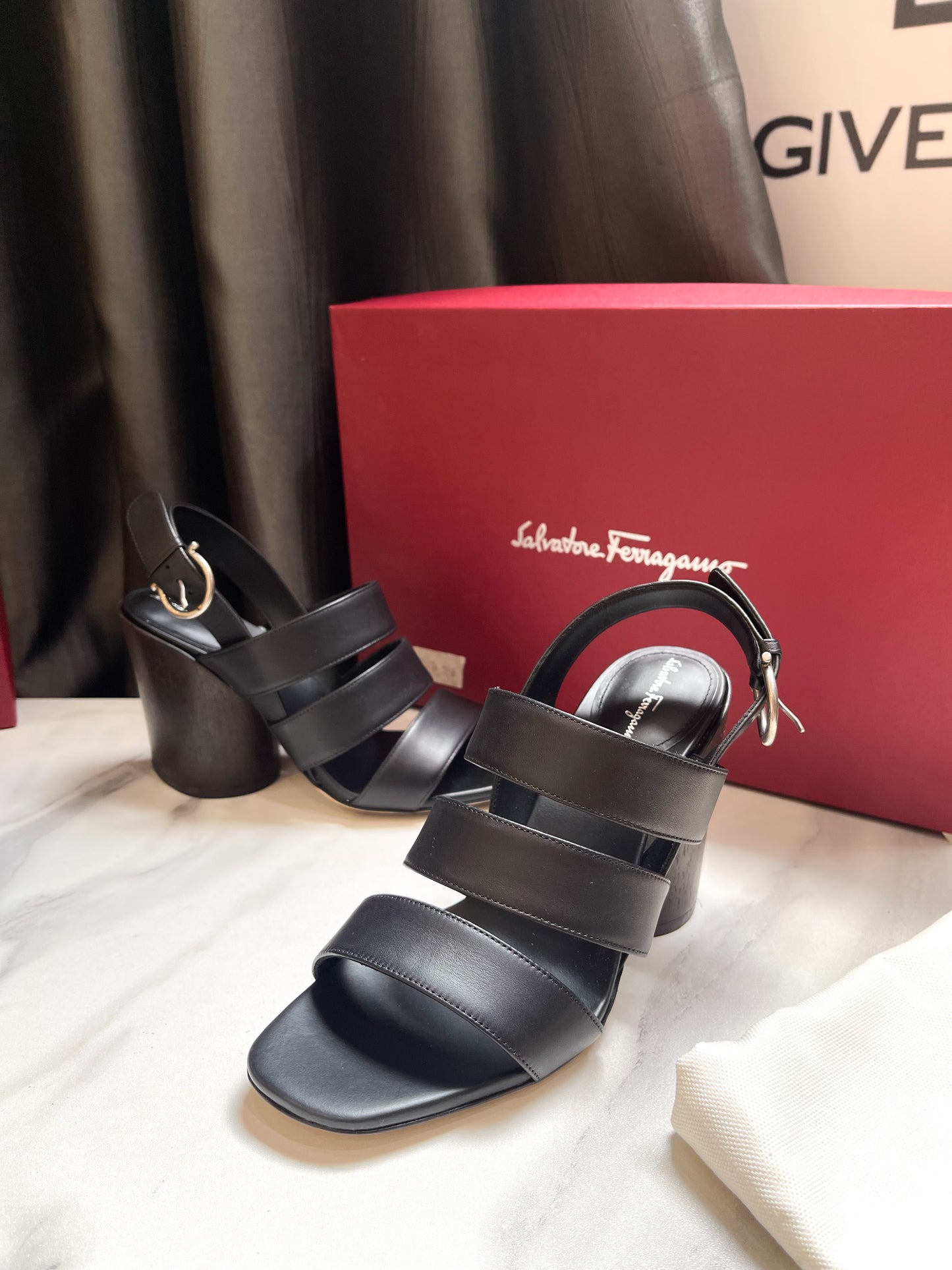 Salvatore Sandal 3 Horizontal Straps