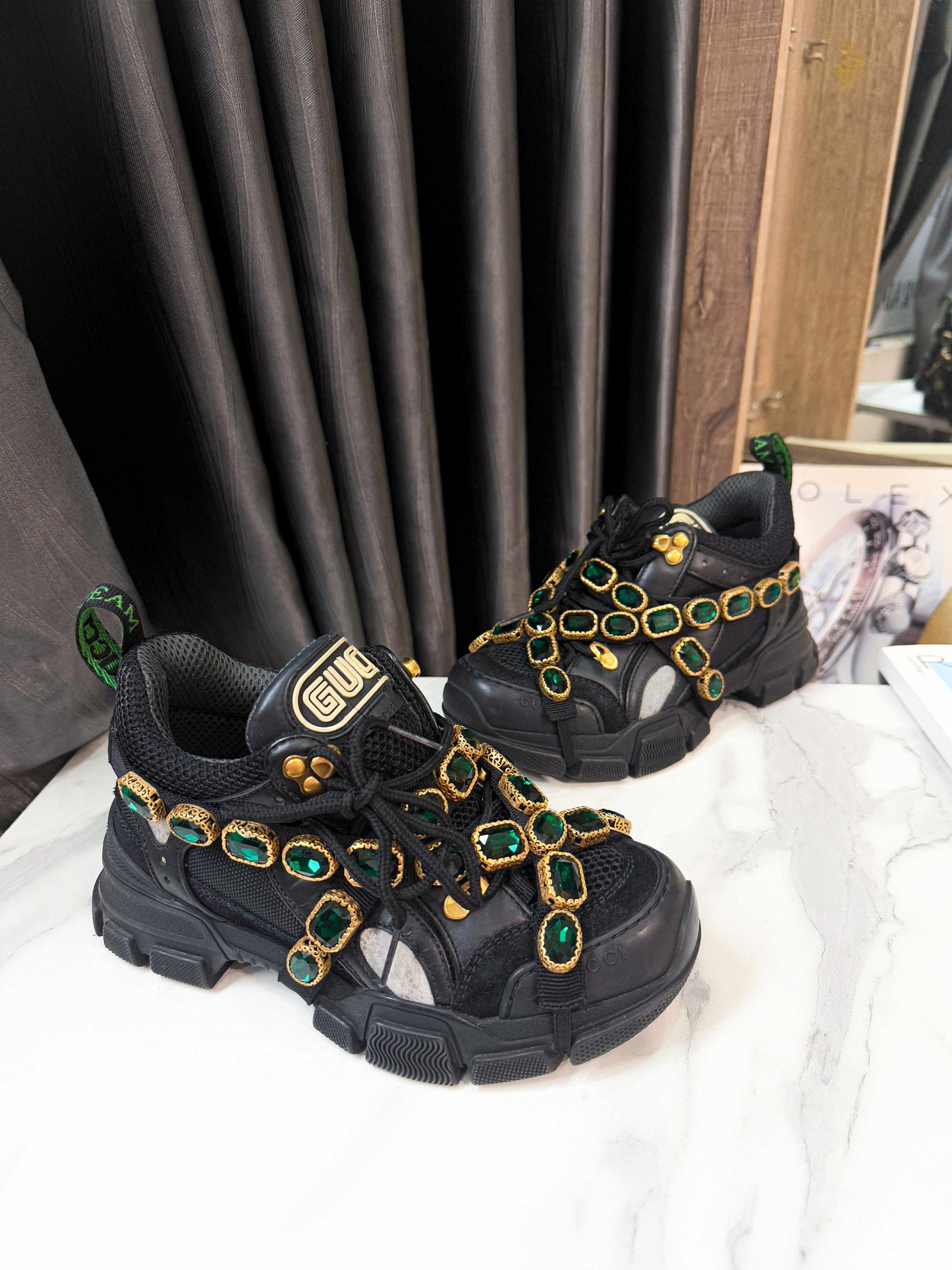 Giày Gucci Thanos Đen Size 35