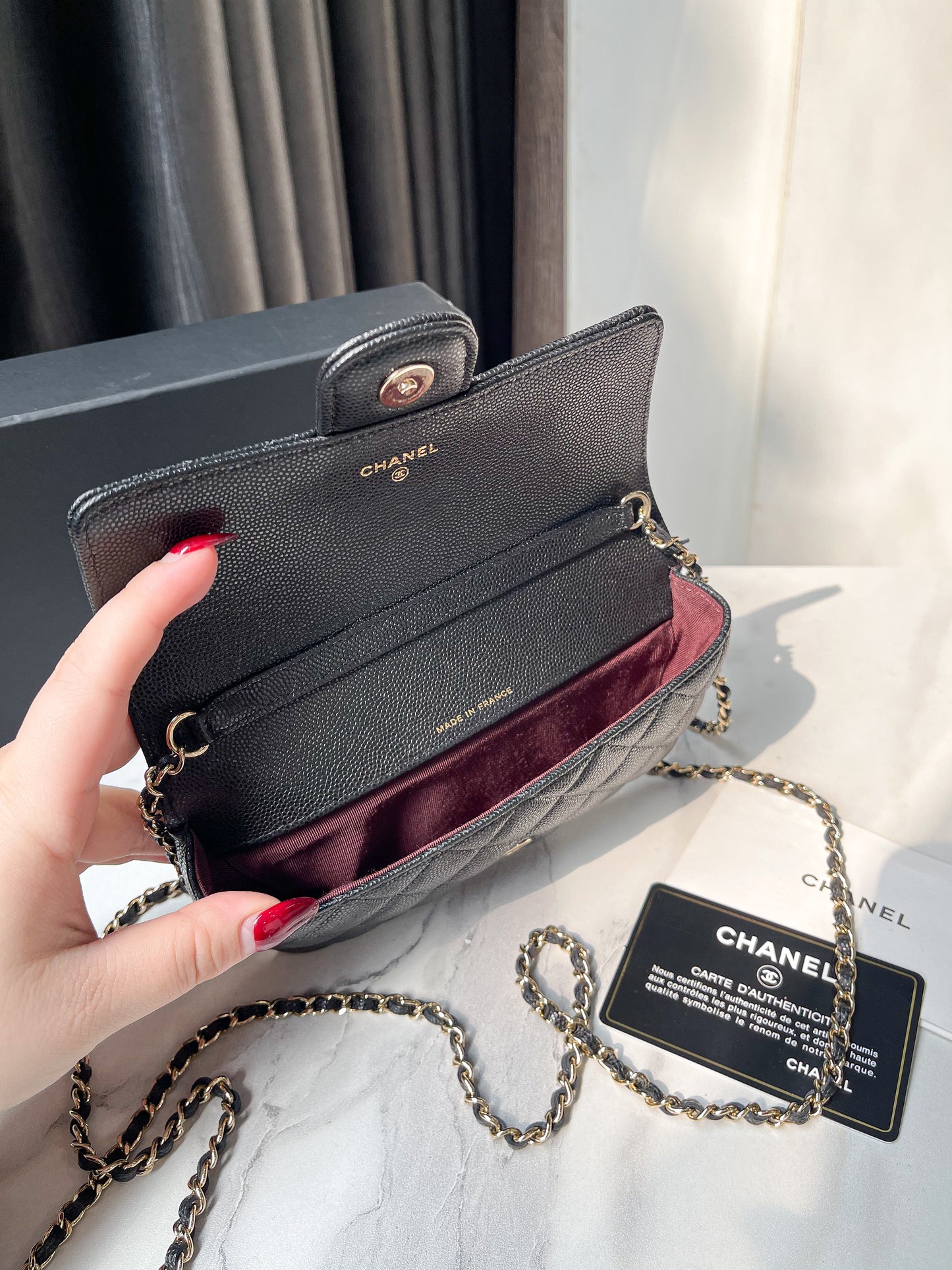 Chanel Crossbody Caviar