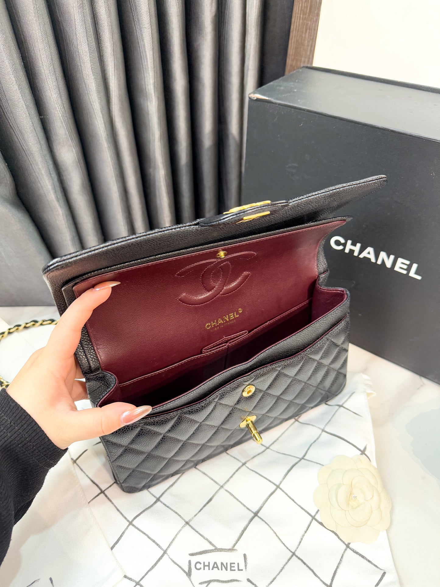 Chanel Classic M Caviar